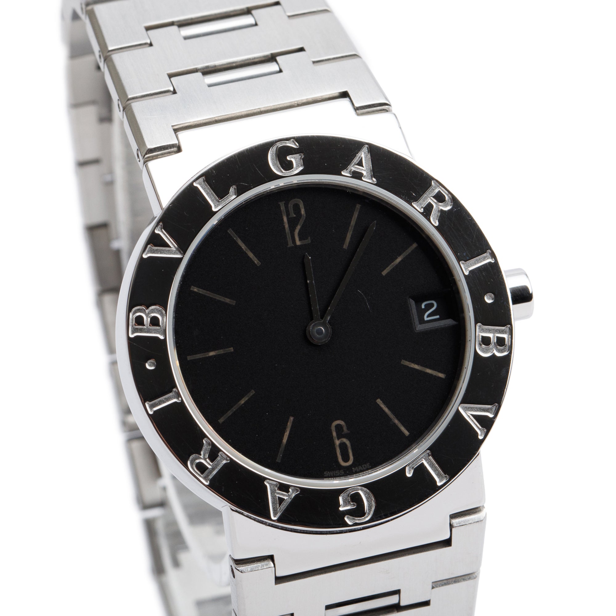 BVLGARI Stainless Steel BVLGARI 30 MM Quartz Watch
