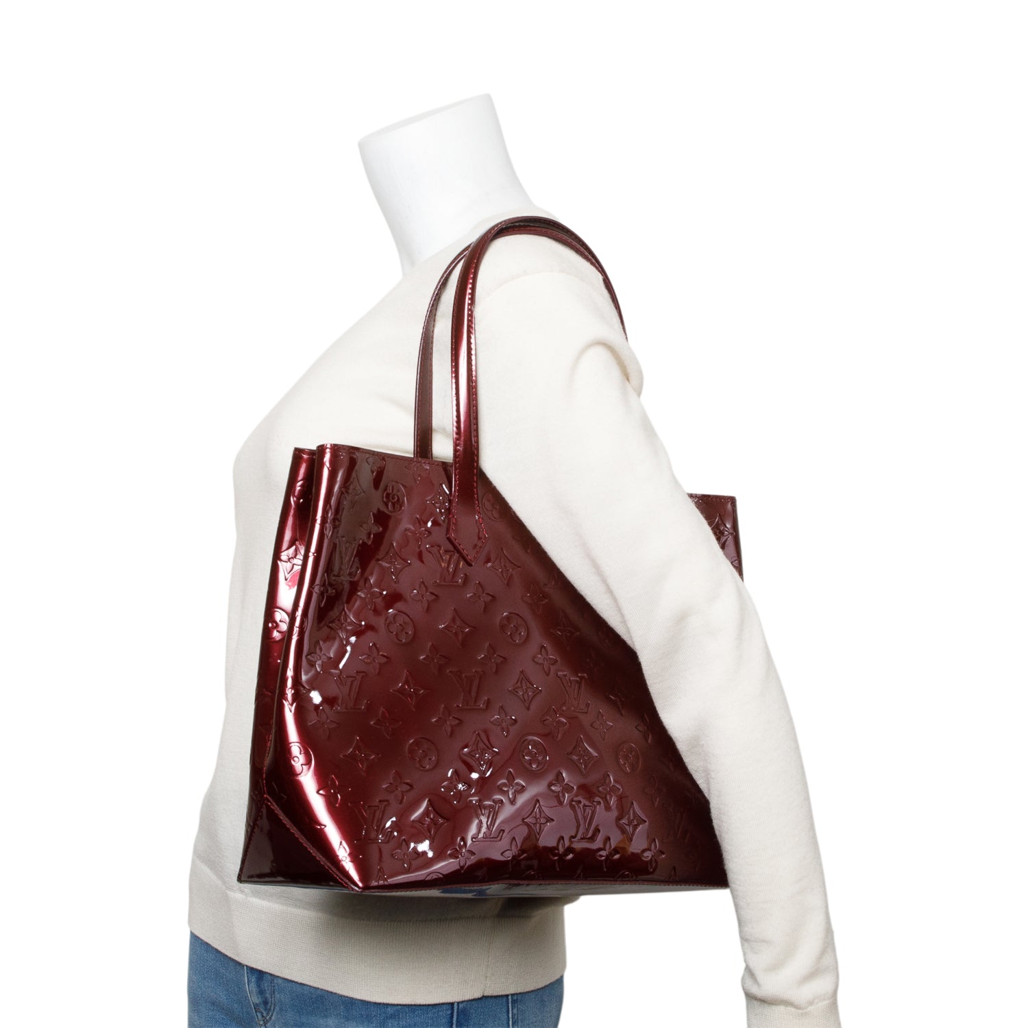 Louis Vuitton Amarante Monogram Vernis Wilshire MM