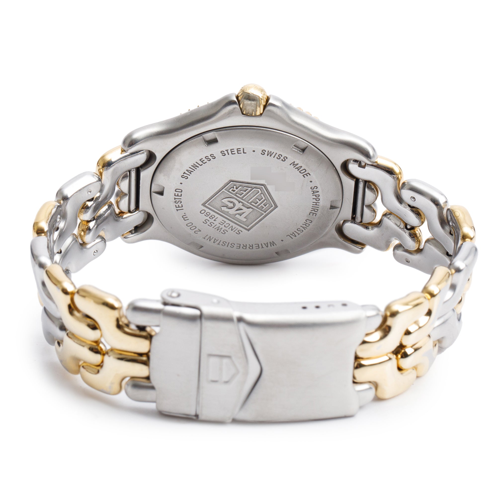 Tag Heuer Two-Tone Stainless Steel Professional Link 38 MM Quartz Watch Grey Dial S95.206K