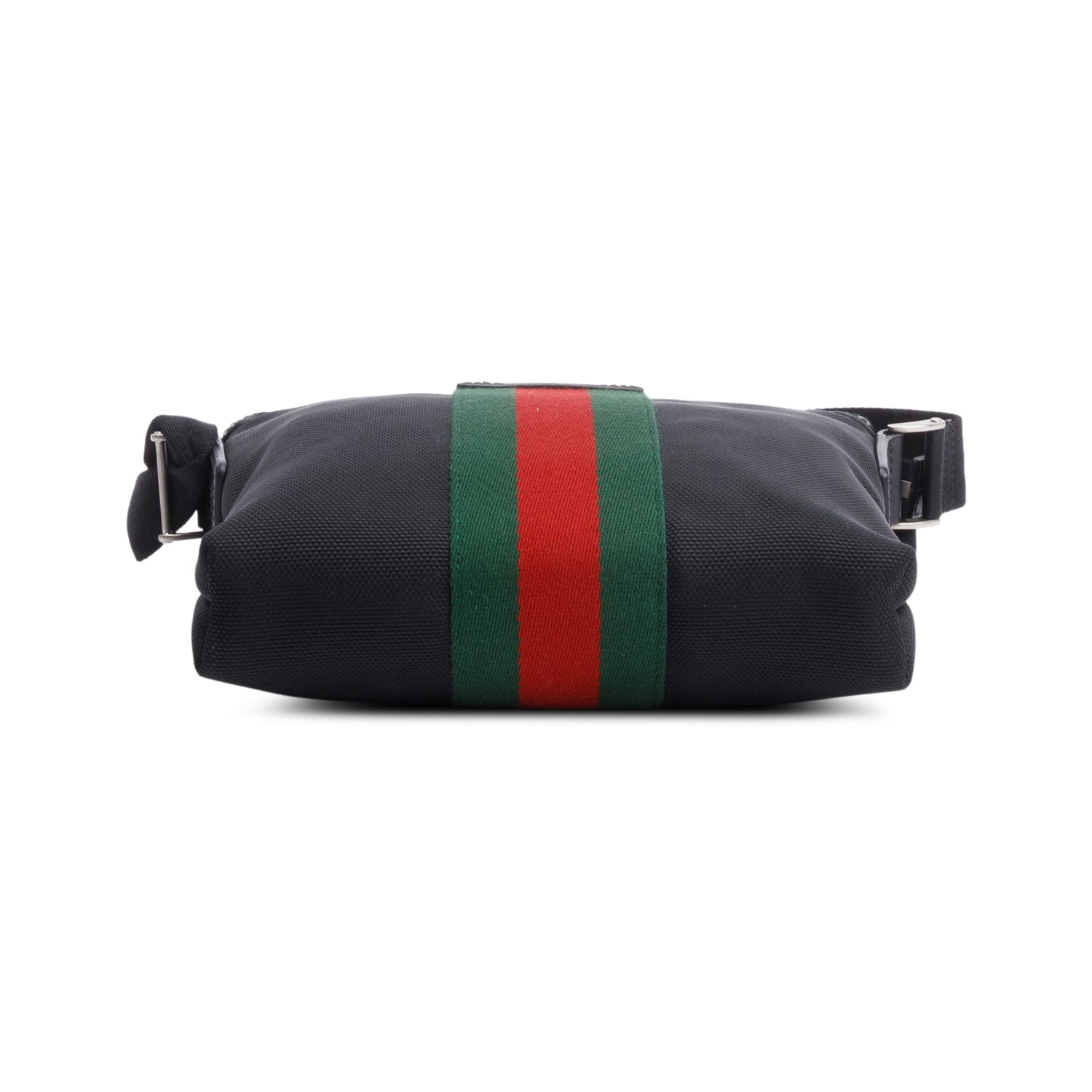 Gucci Black Techno Canvas Web Small Messenger Bag