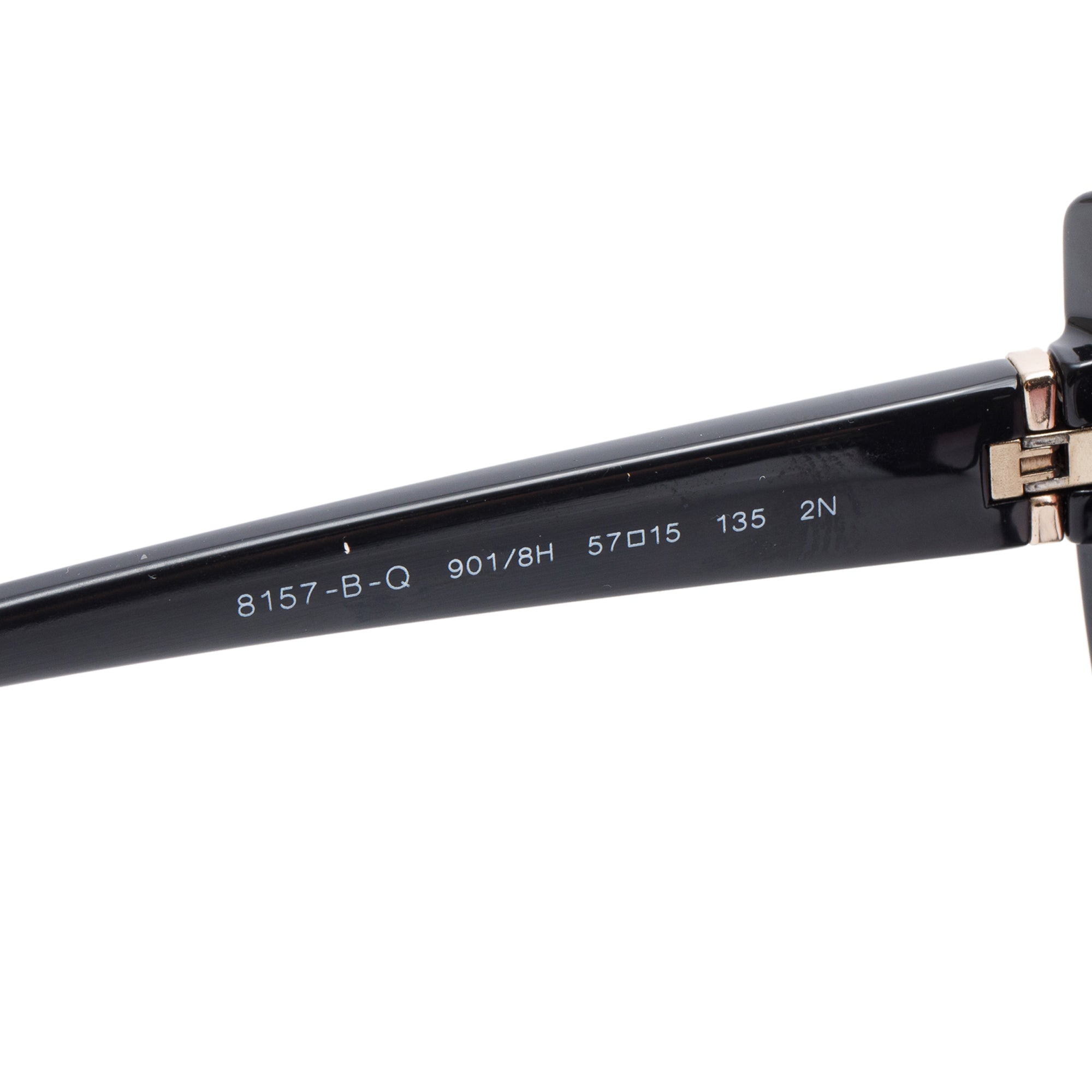 BVLGARI Black Acetate 8157-B-Q Crystal Bvlgari Cat-Eye Sunglasses