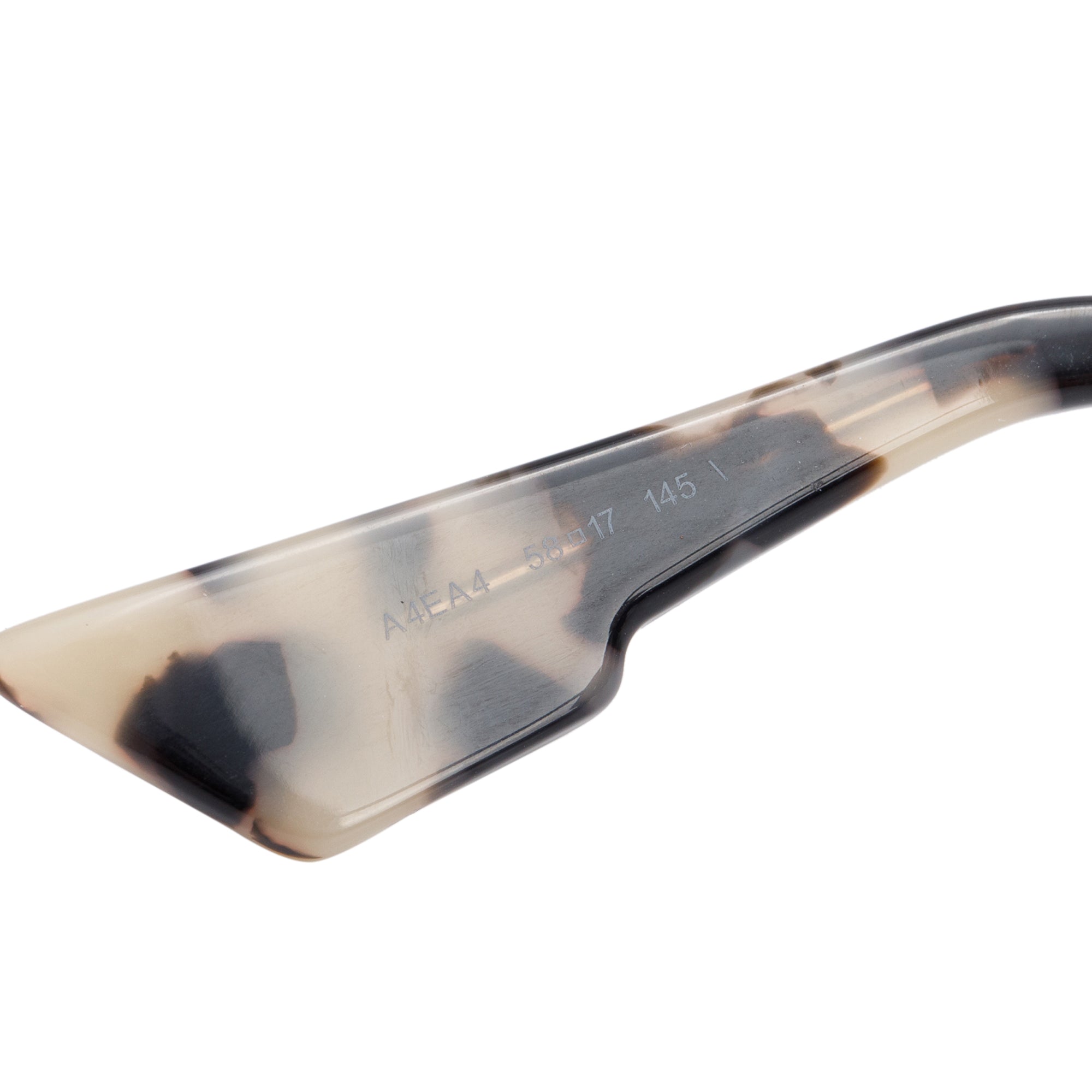 Christian Dior Grey Spotted Havana Acetate Abstract Mirrored Square Sunglasses
