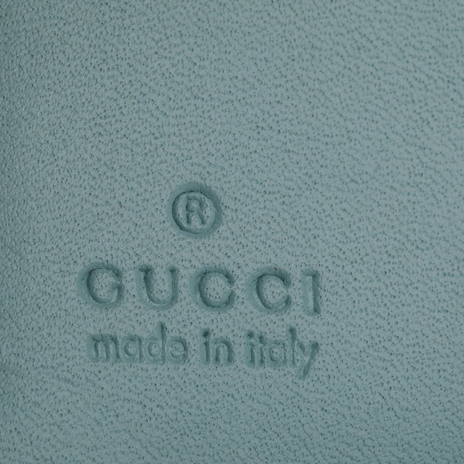 Gucci Blue Microguccissima Leather Jackie Compact Wallet