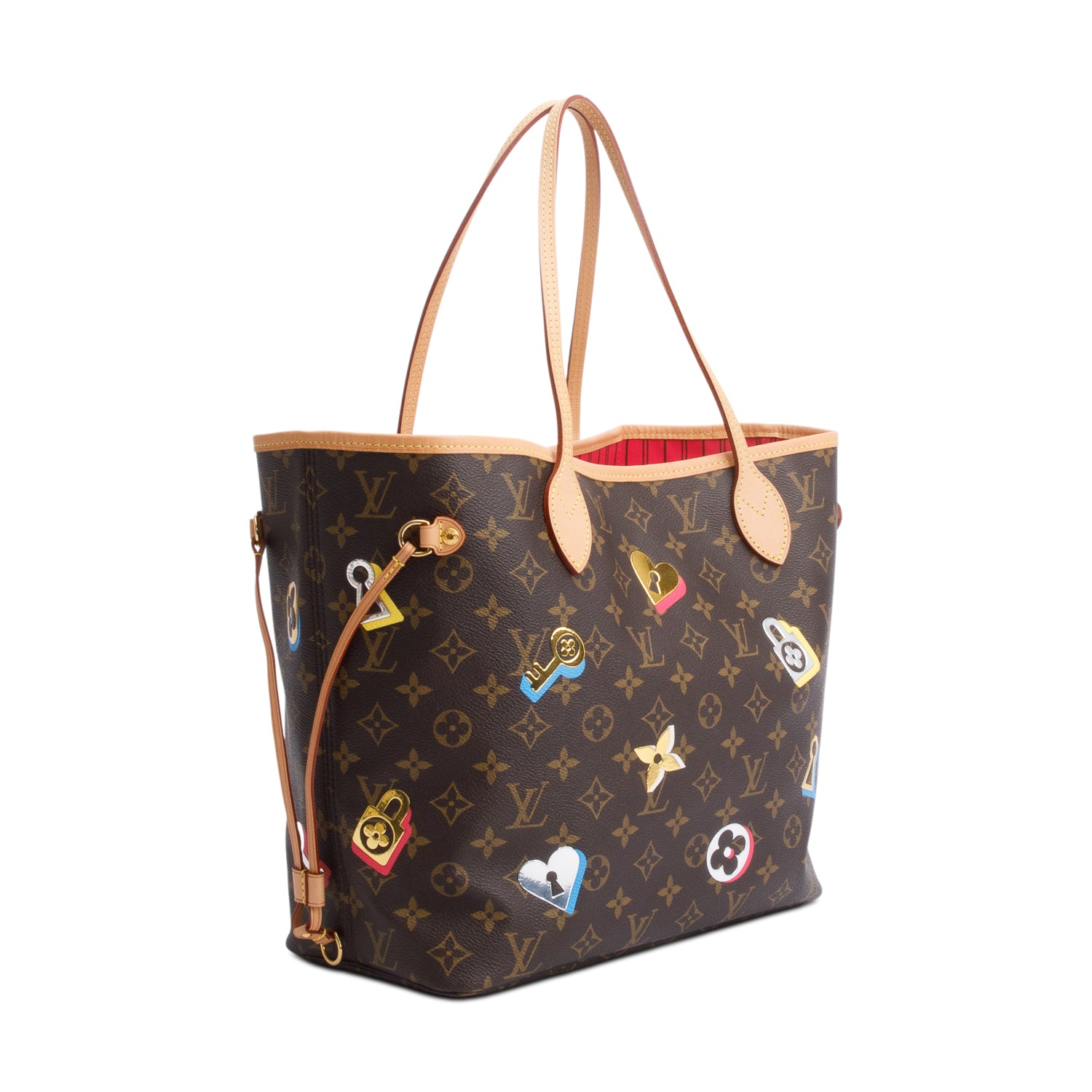 Louis Vuitton Monogram Love Lock Neverfull MM