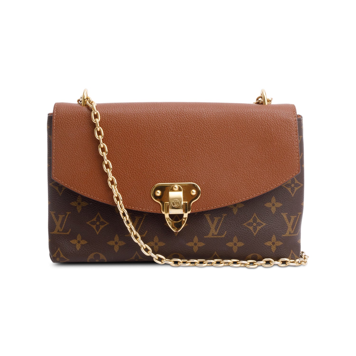 Louis Vuitton Monogram Brown Leather Saint Placide