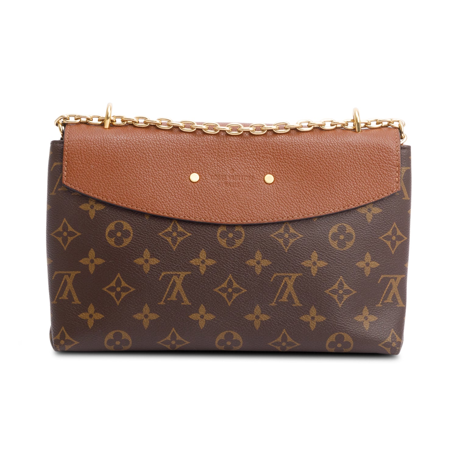 Louis Vuitton Monogram Brown Leather Saint Placide