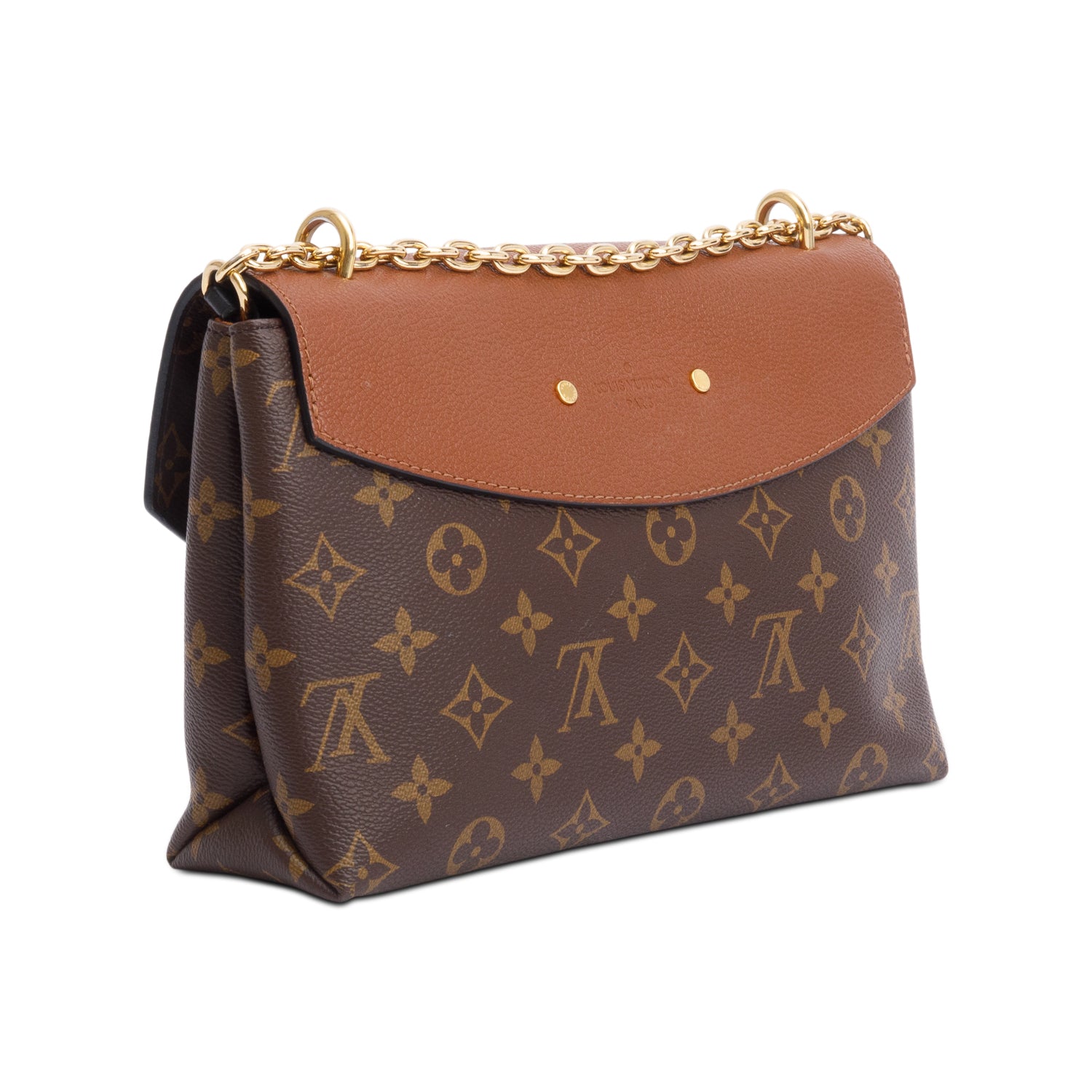 Louis Vuitton Monogram Brown Leather Saint Placide