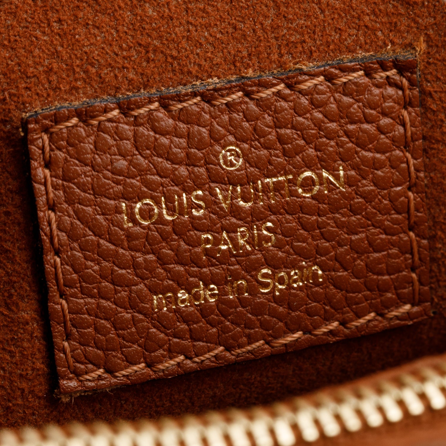 Louis Vuitton Monogram Brown Leather Saint Placide