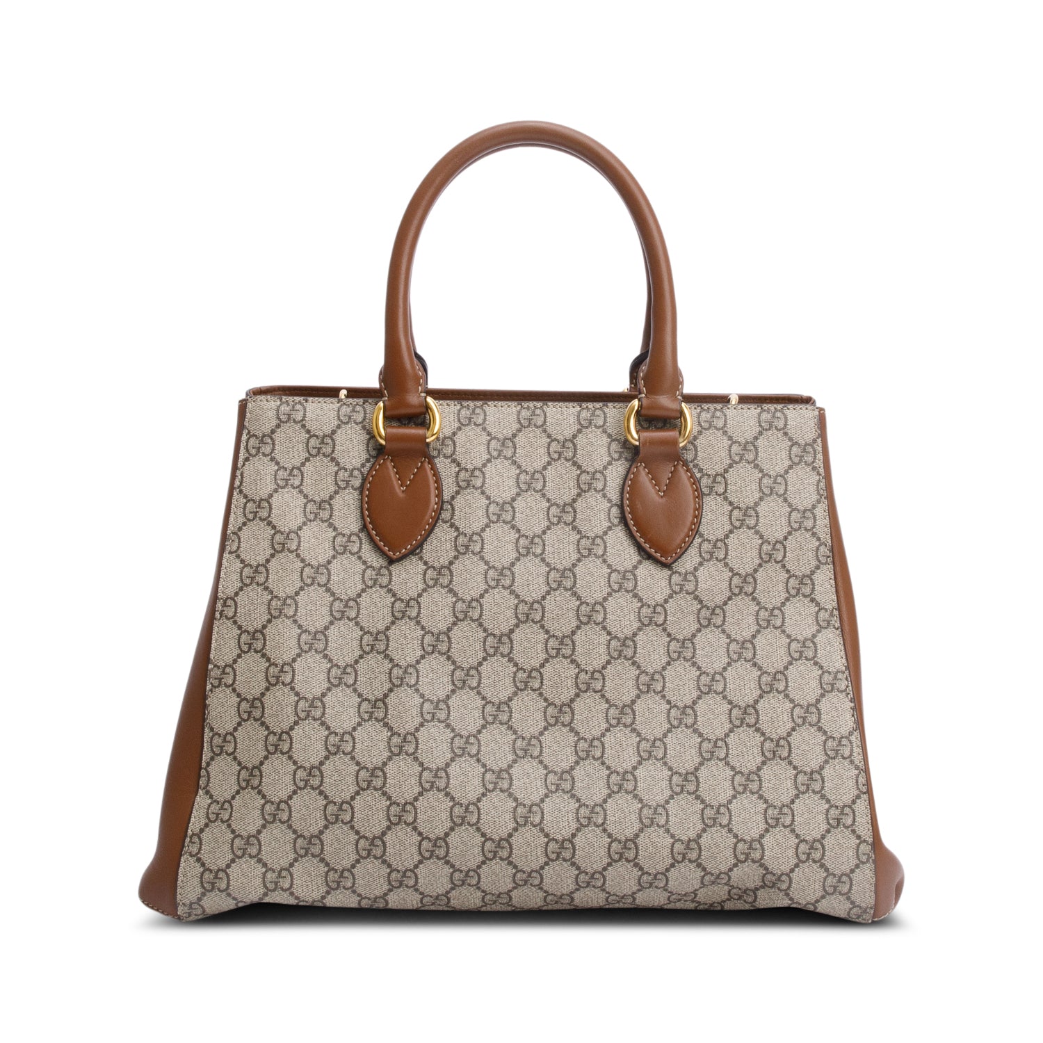 Gucci Soft GG Supreme Embroidered Blind For Love Medium Tote w/ Strap