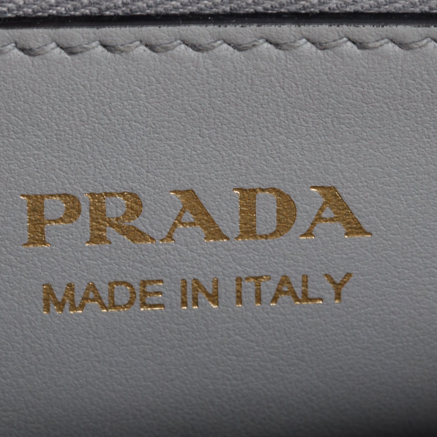Prada Grey Saffiano & City Calf Leather Small Paradigme Tote w/ Strap