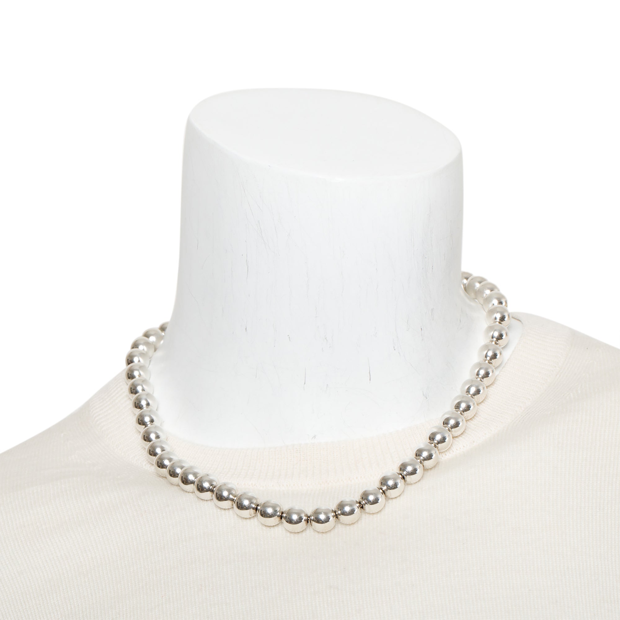 Tiffany & Co. Sterling Silver HardWear Ball Necklace