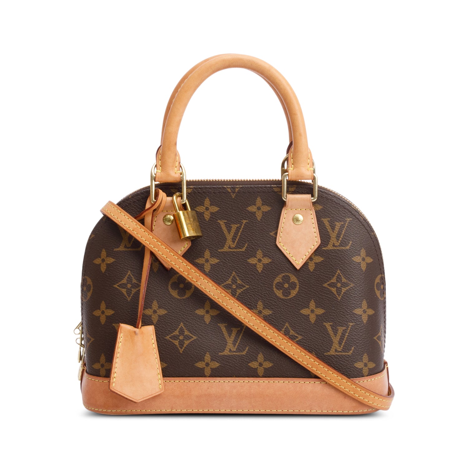 Louis Vuitton Monogram Alma BB w/ Strap, Receipt & Box