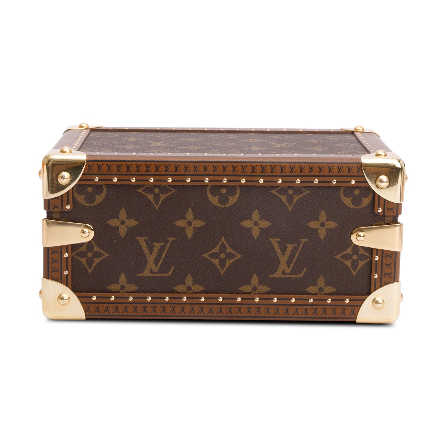 Louis Vuitton Monogram Petite Valise Trunk w/ Strap & Box