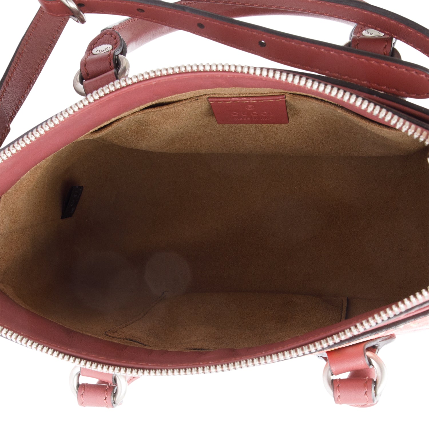 Gucci GG Supreme Blooms Small Top Handle Bag w/ Strap