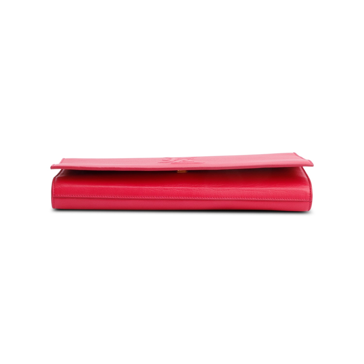 Saint Laurent Large Pink Patent Leather Belle de Jour Clutch