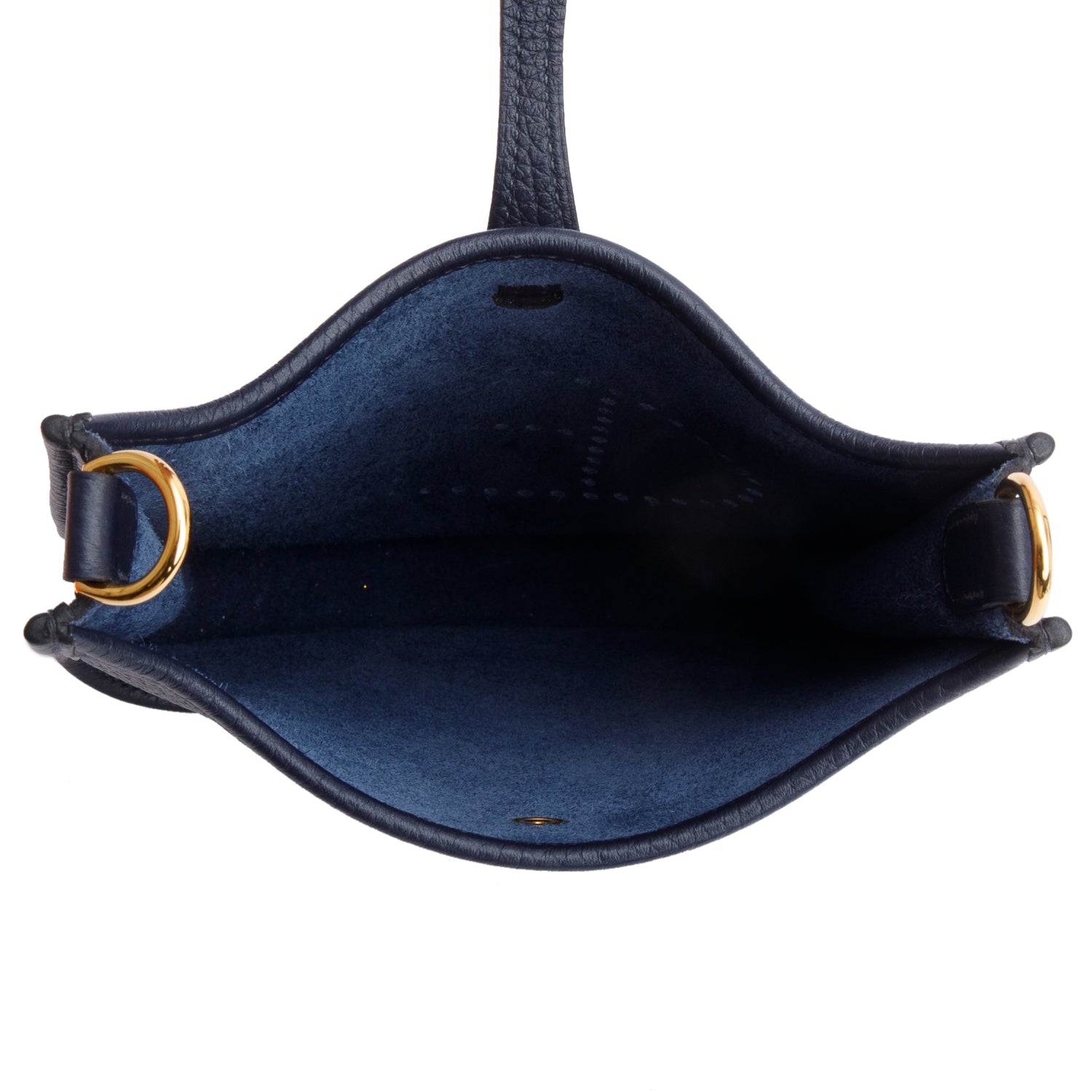 Hermes 2022 Bleu Nuit Taurillon Clemence Amazone Evelyne TPM 16 w/ Box