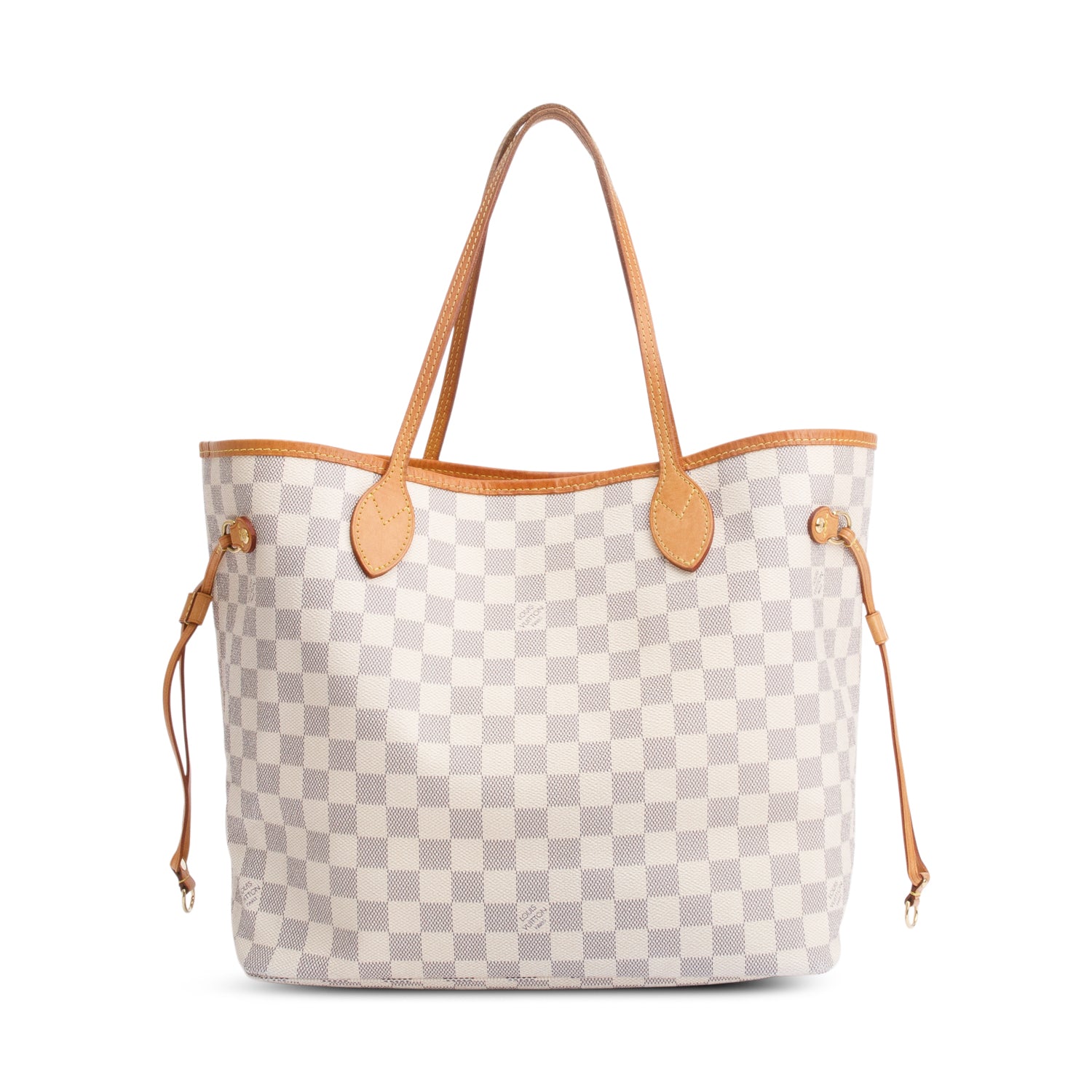 Louis Vuitton Damier Azur Neverfull MM w/ Pouch