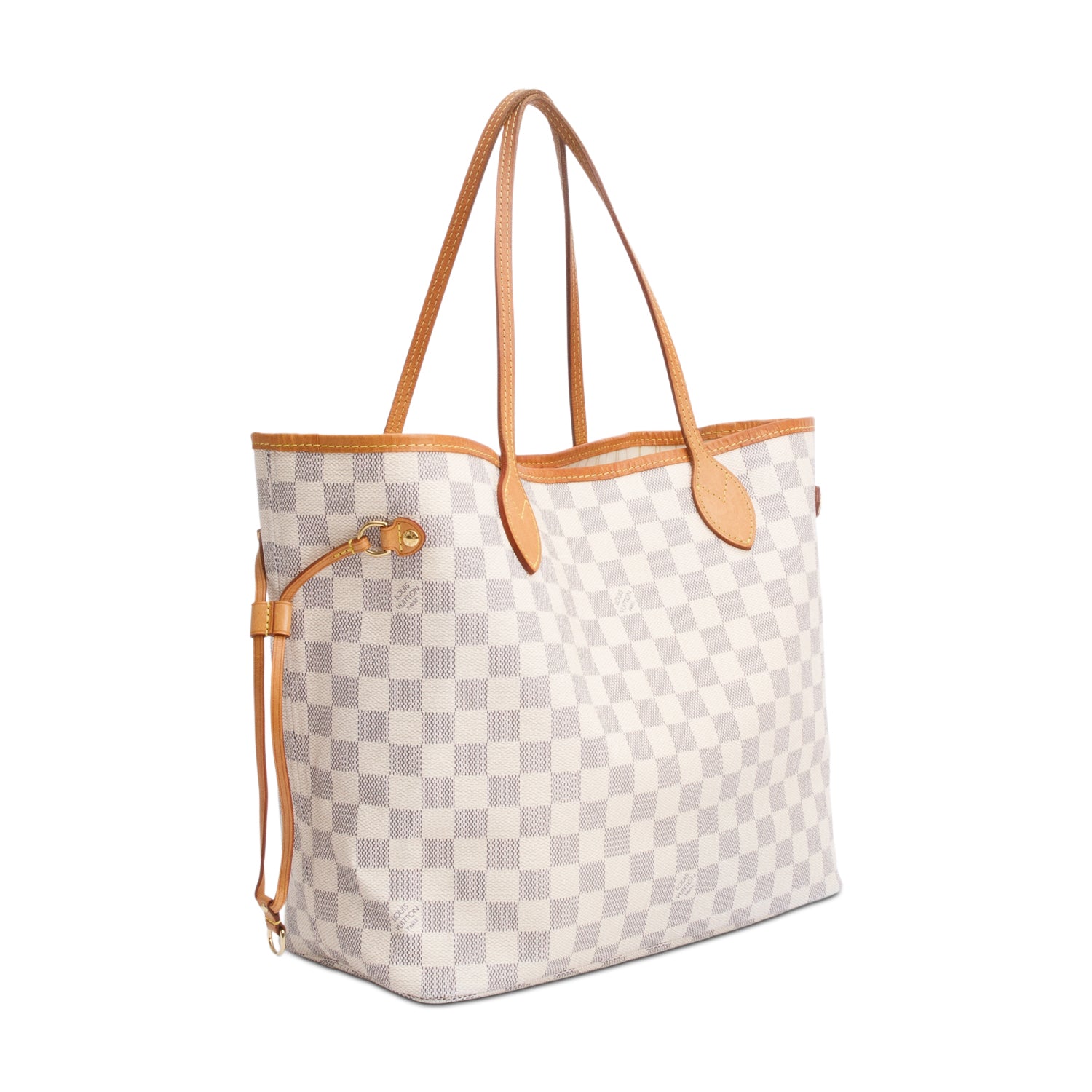 Louis Vuitton Damier Azur Neverfull MM w/ Pouch