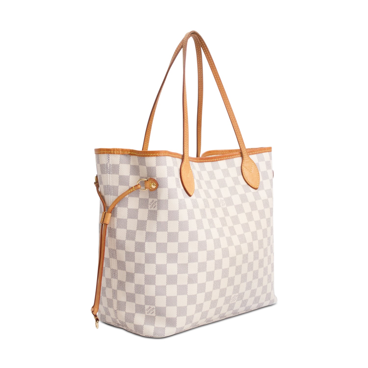 Louis Vuitton Damier Azur Neverfull MM w/ Pouch