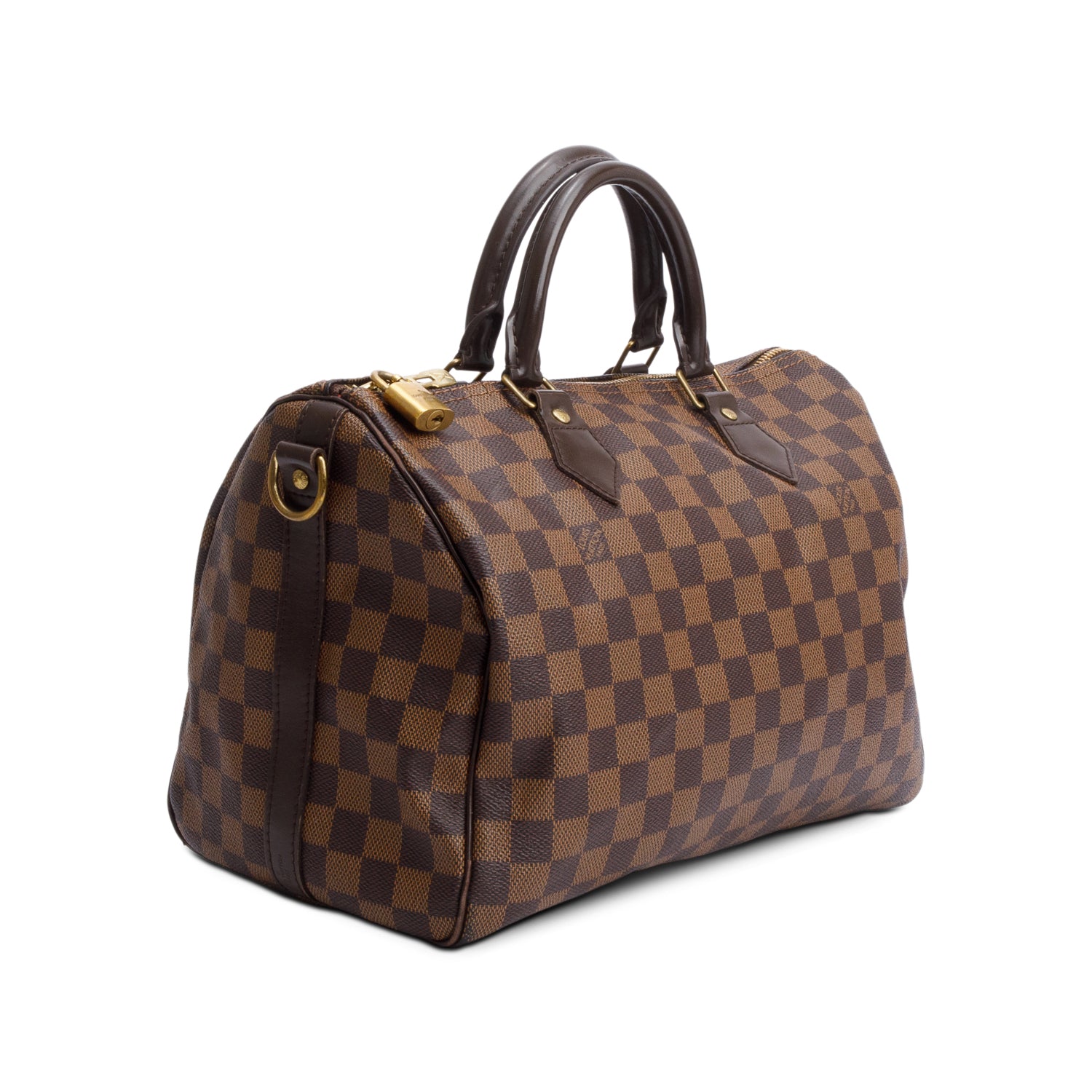 Louis Vuitton Damier Ebene Speedy Bandouliere 30 w/ Strap & Box