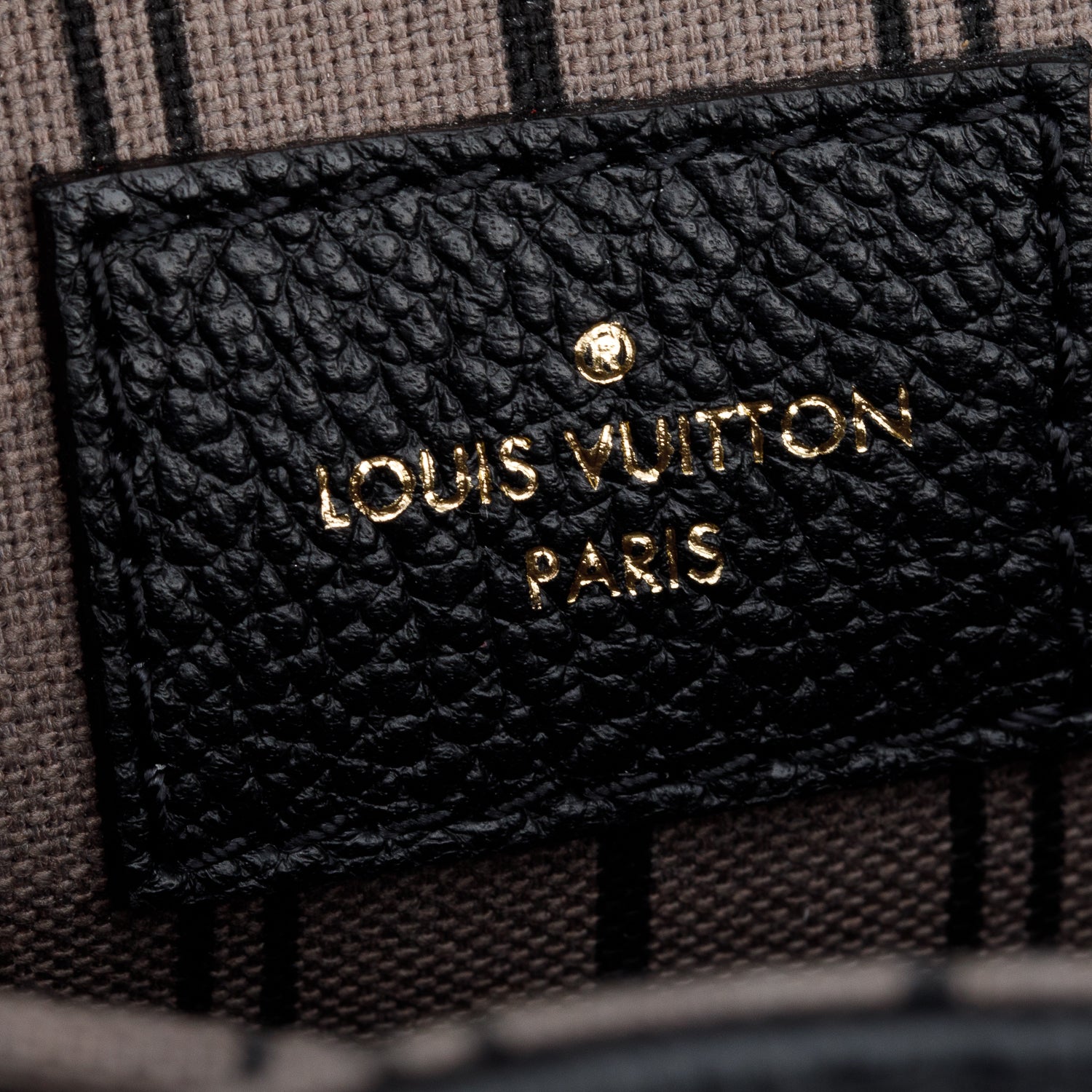 Louis Vuitton Black Monogram Empreinte Leather Pochette Metis w/ Receipt