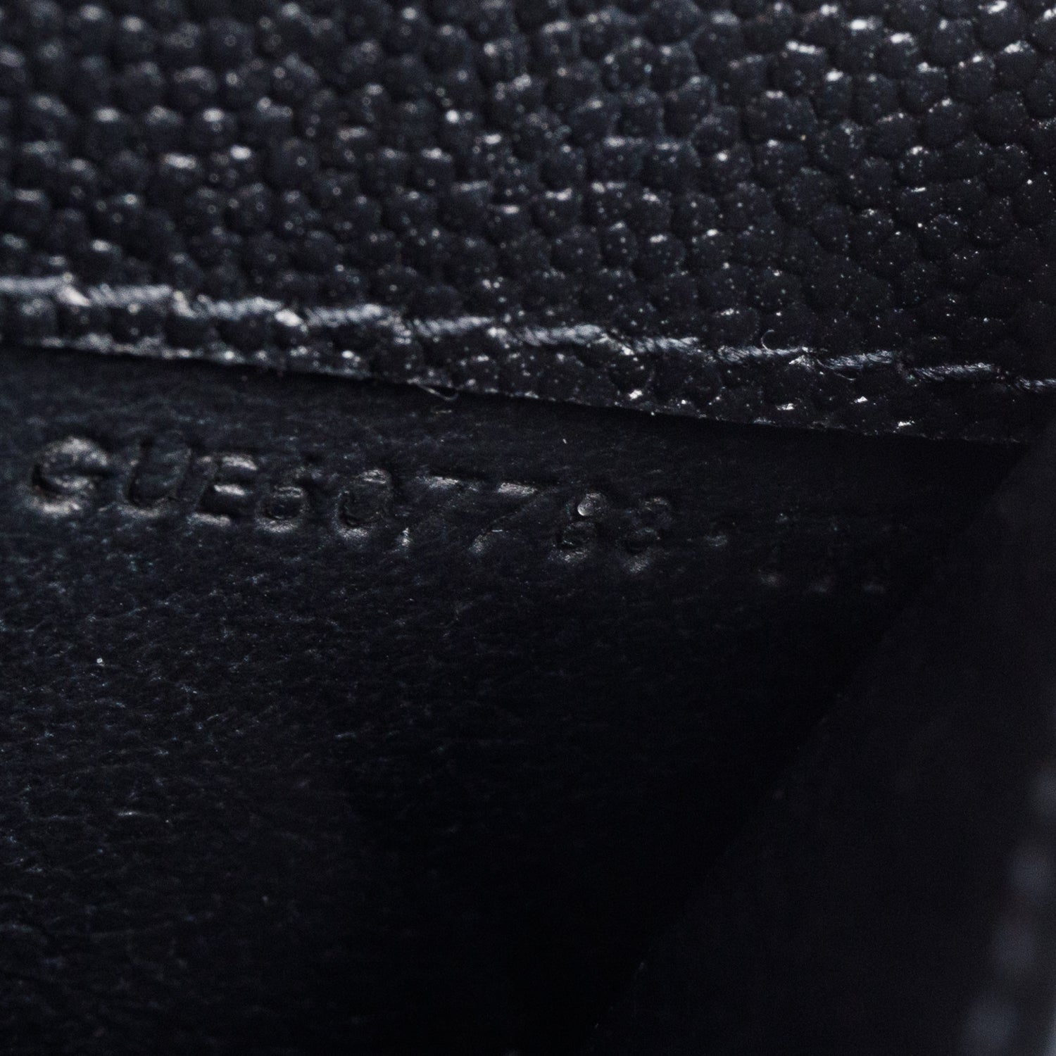 Saint Laurent Black Grain De Poudre Leather Uptown Chain Wallet w/ Insert