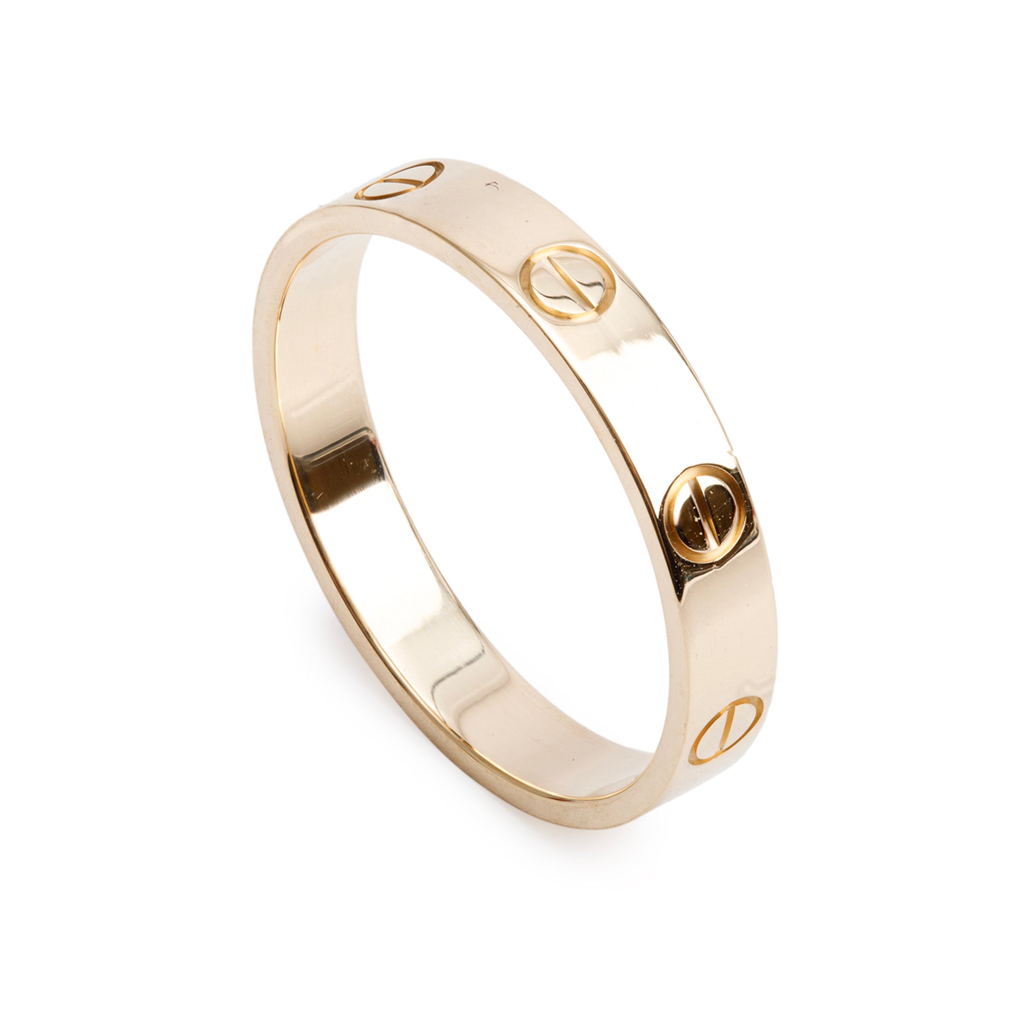 Cartier 18k Yellow Gold 3.6 mm Love Wedding Band Ring, Size 59 8.75 w/ Box, Certificate & Receipt