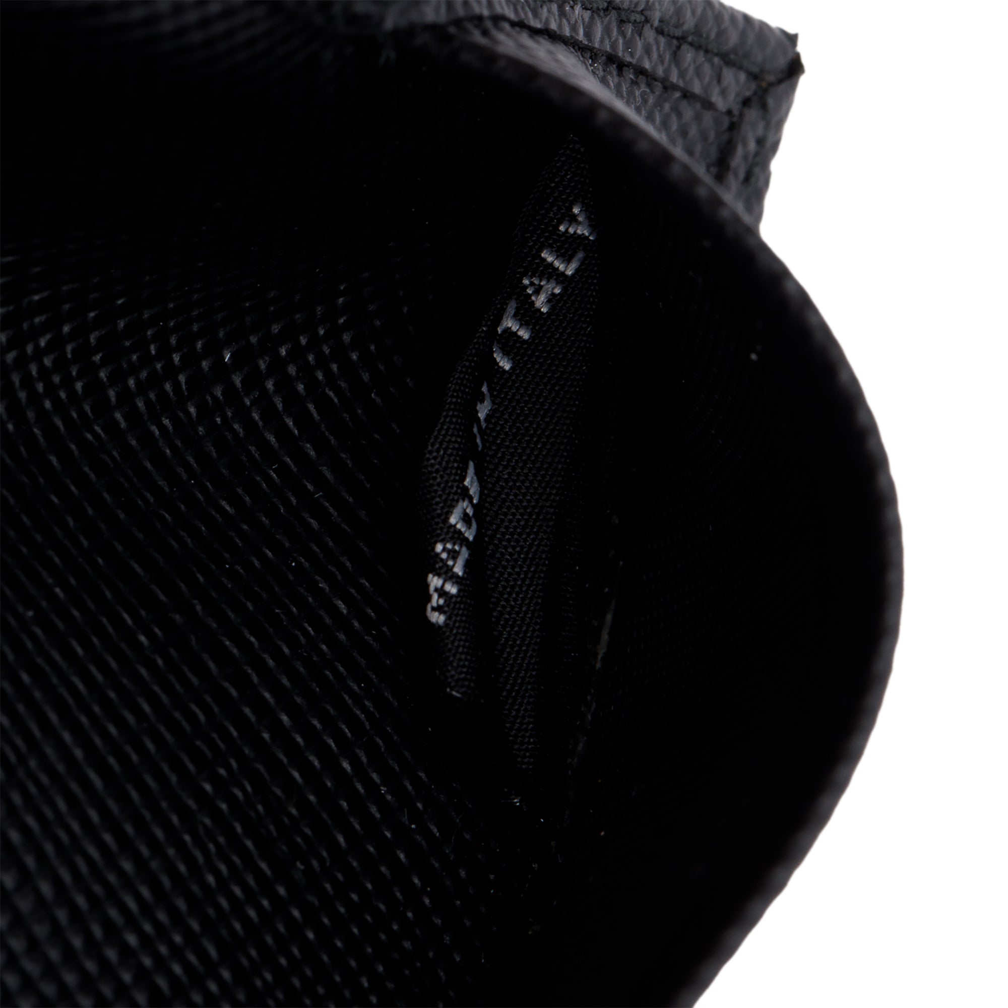 Prada Black Saffiano Leather Passport Holder