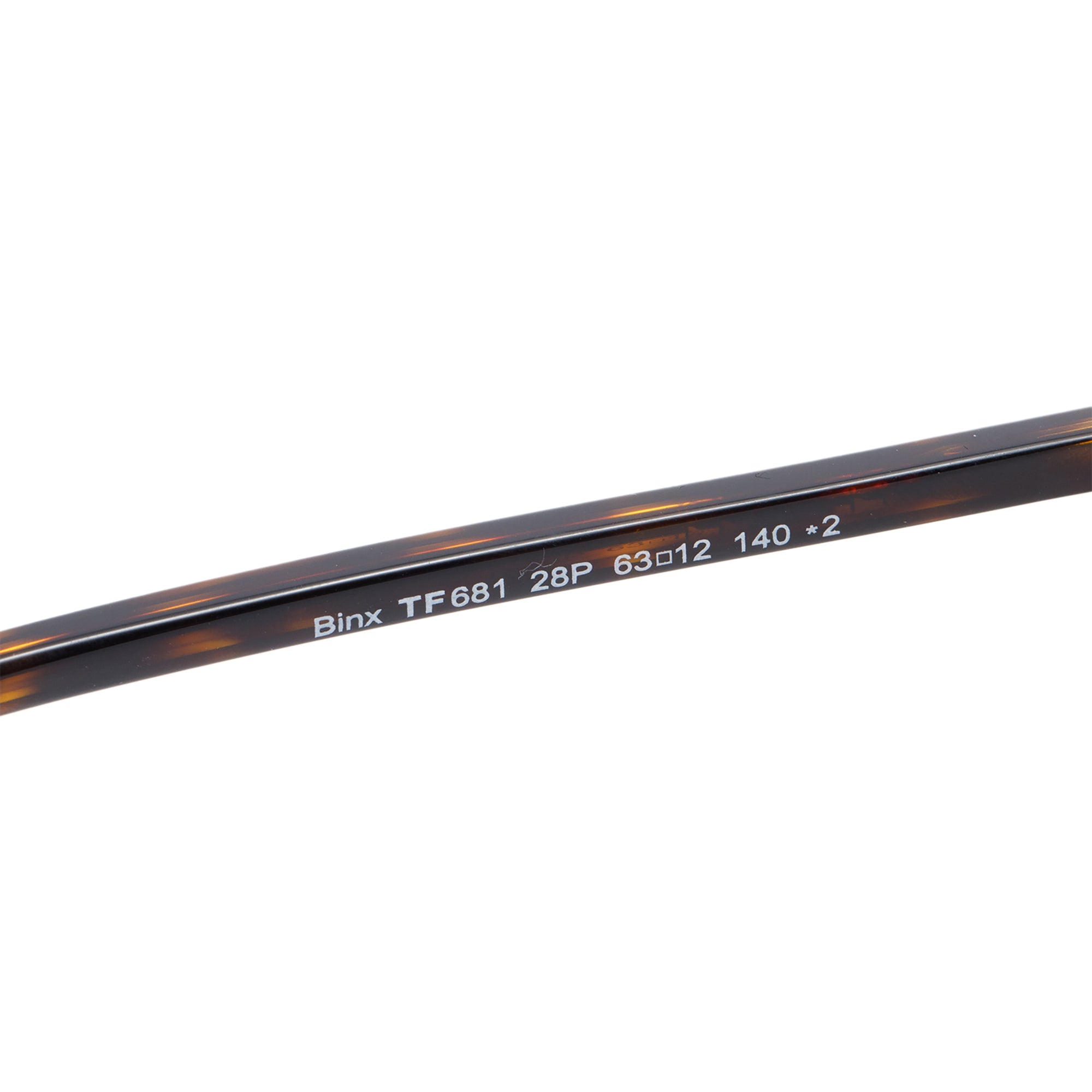 Tom Ford TF681 Brown Havana Acetate Binx Aviator Sunglasses