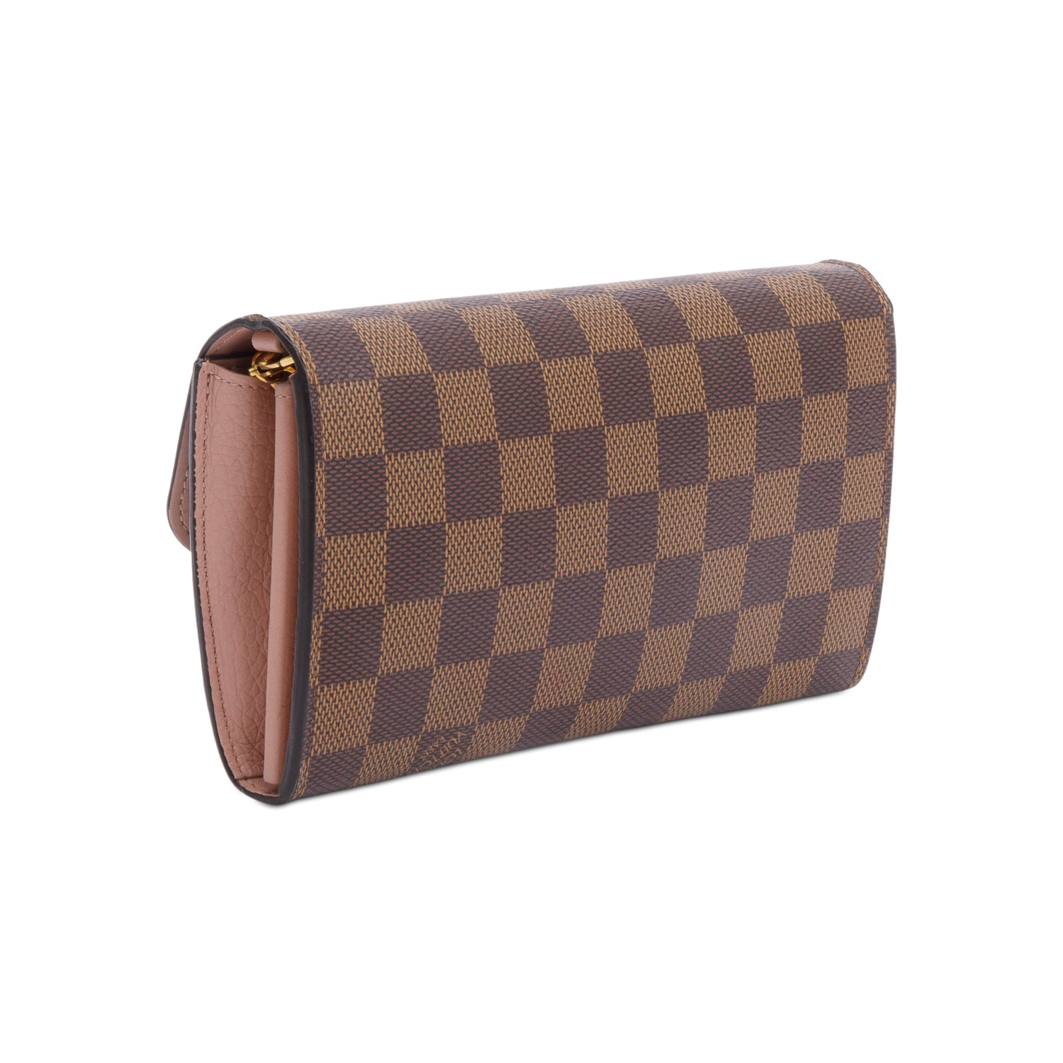 Louis Vuitton Damier Ebene Croisette Chain Wallet