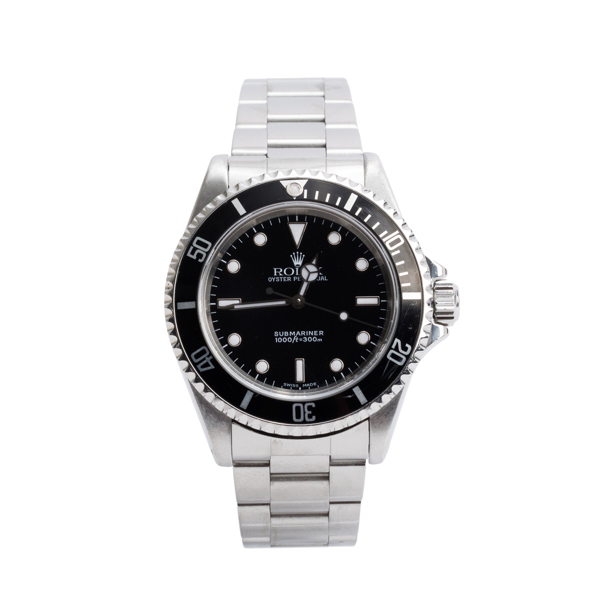 Rolex Stainless Steel Submariner (No Date) 40 MM Automatic Watch 14060 w/ Box