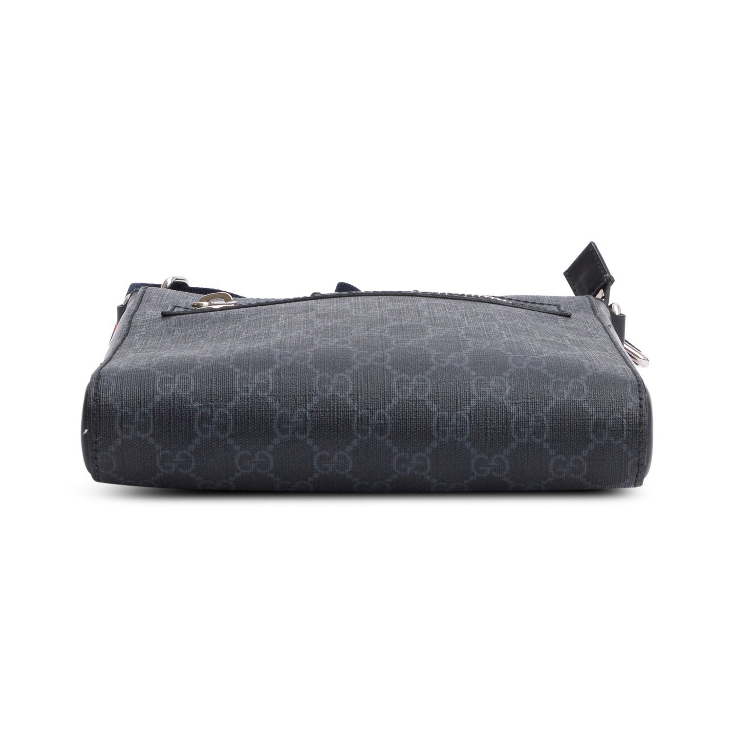 Gucci Black GG Supreme Small Messenger Bag w/ Box & Receipt