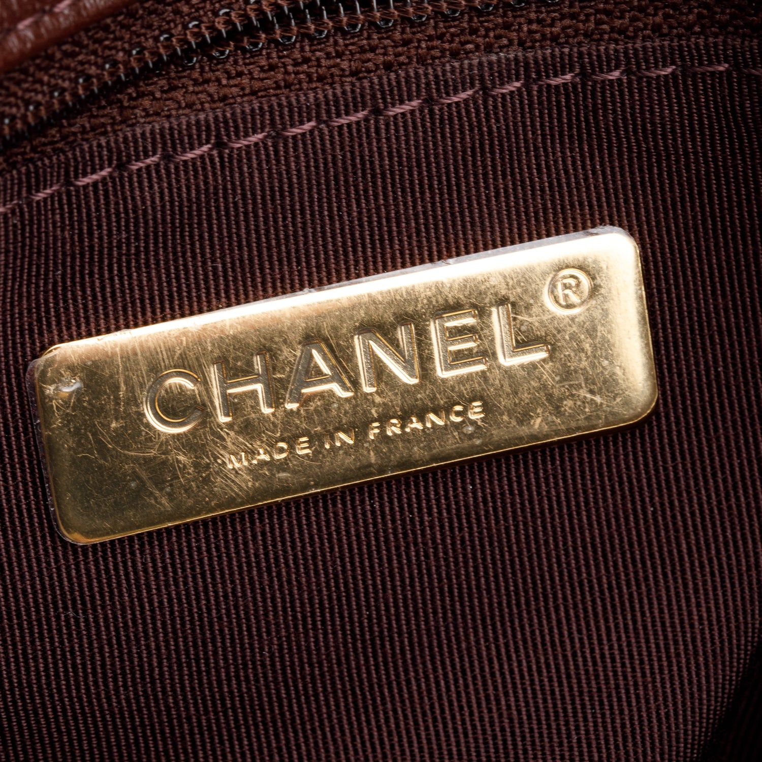 Chanel Burgundy 2020 Lambskin Leather Large 19 Flap Bag w/ Box & Authenticity Card