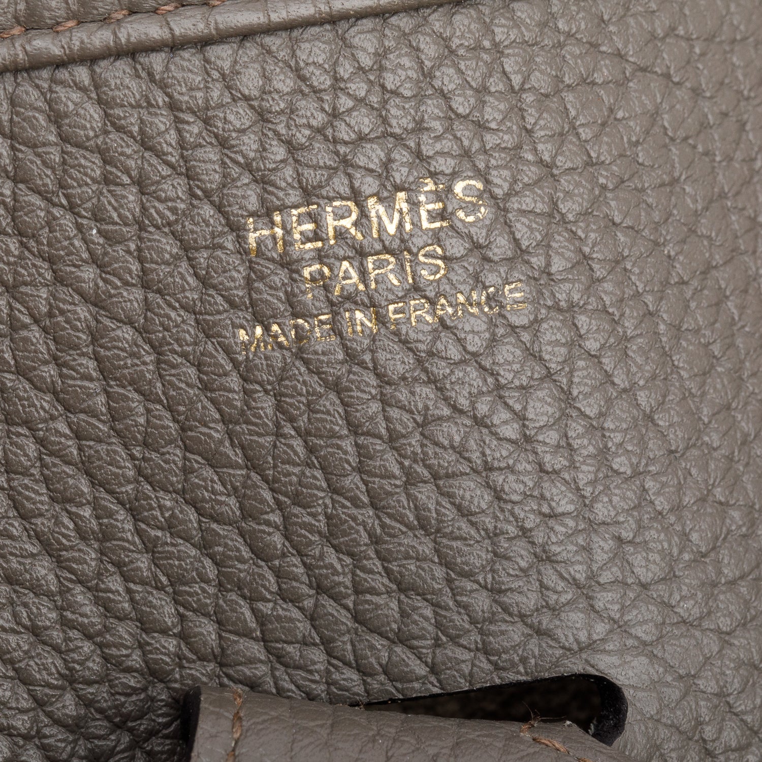 Hermes Gris Etain Taurillon Clemence Evelyne III 29 Bag w/ Box