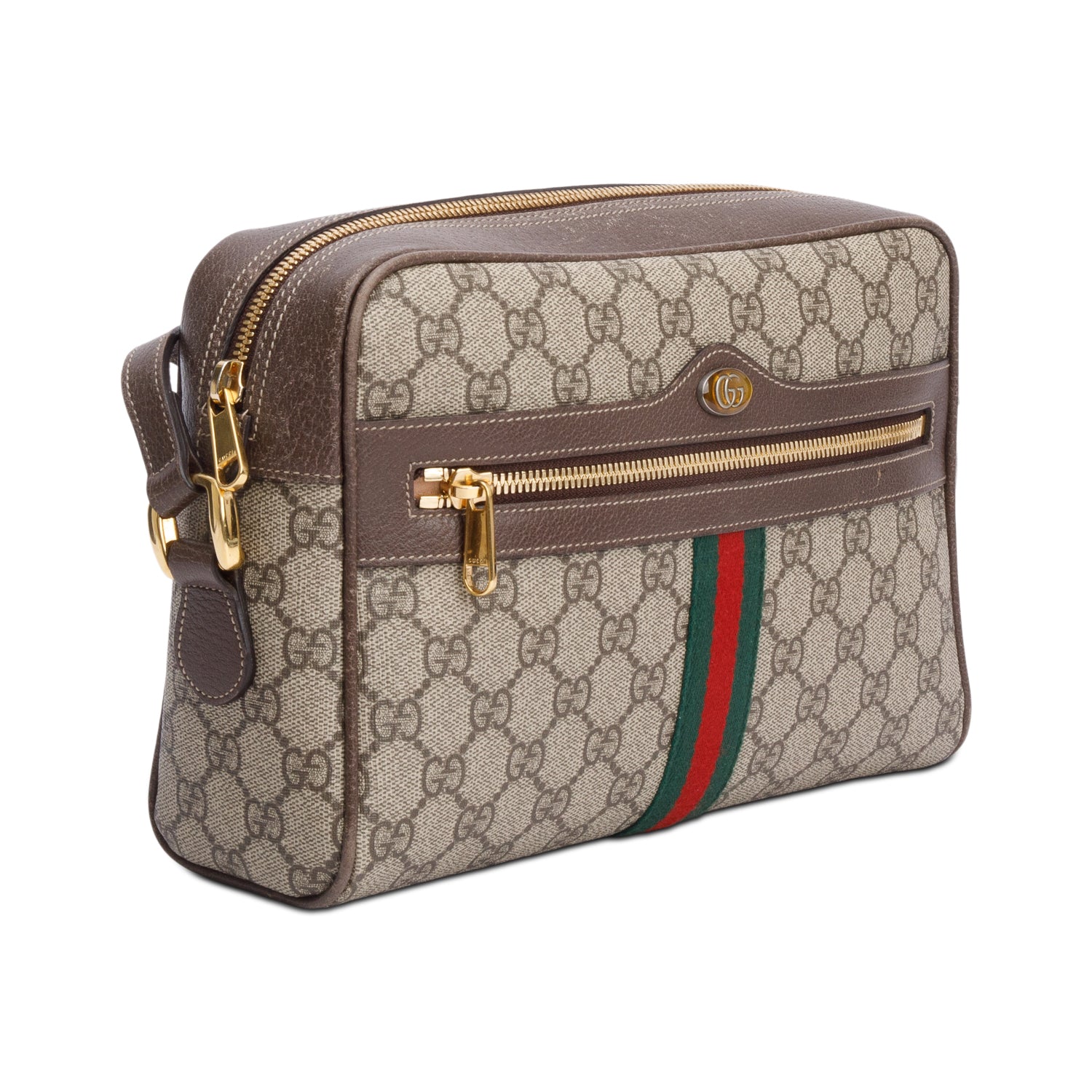 Gucci GG Supreme Small Ophidia Crossbody Bag w/ Box