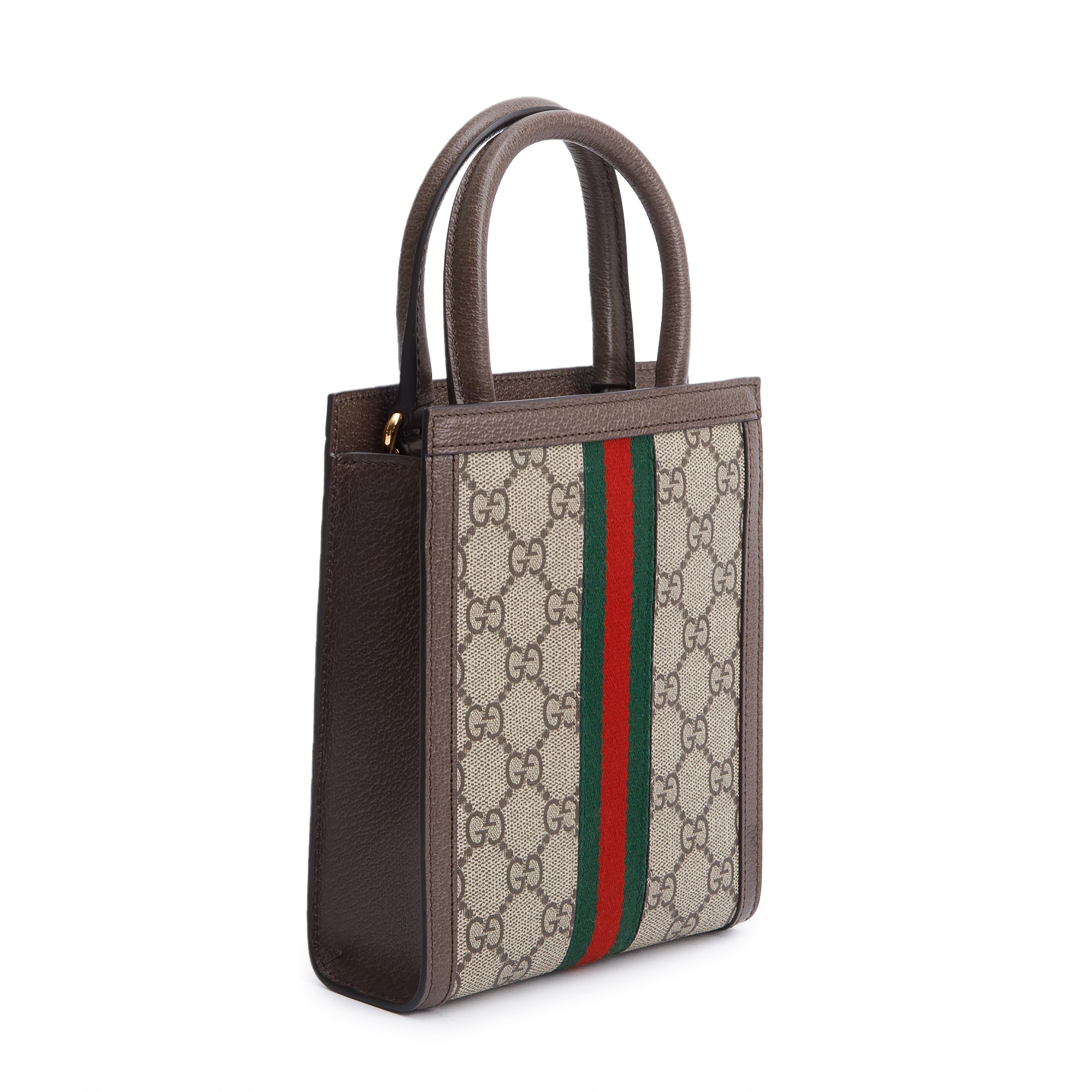 Gucci GG Supreme Web Ophidia GG Super MIni Tote w/ Strap & Box