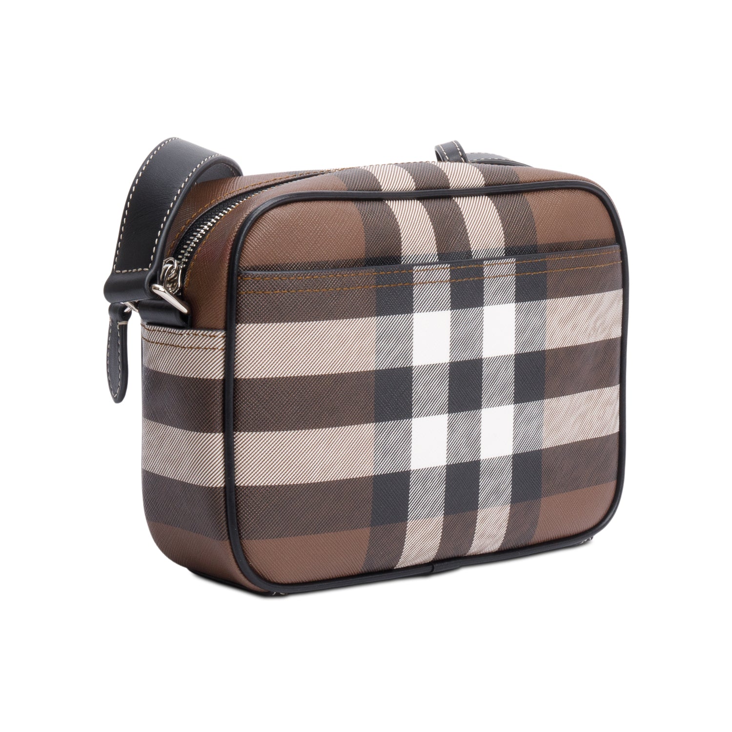Burberry Brown Chexk Paddy Camera Crossbody Bag