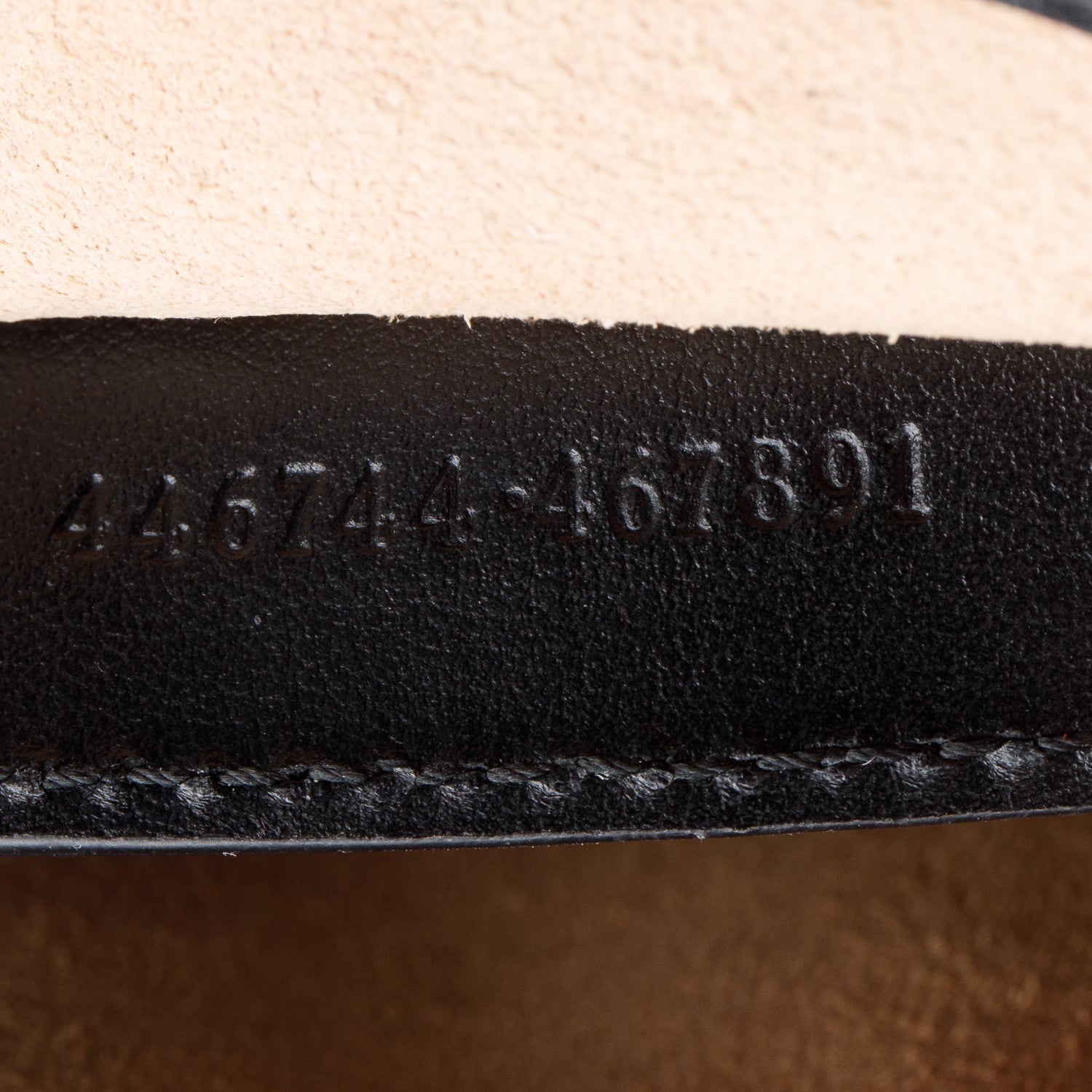 Gucci Black GG Marmont Matelasse Mini Shoulder Bag