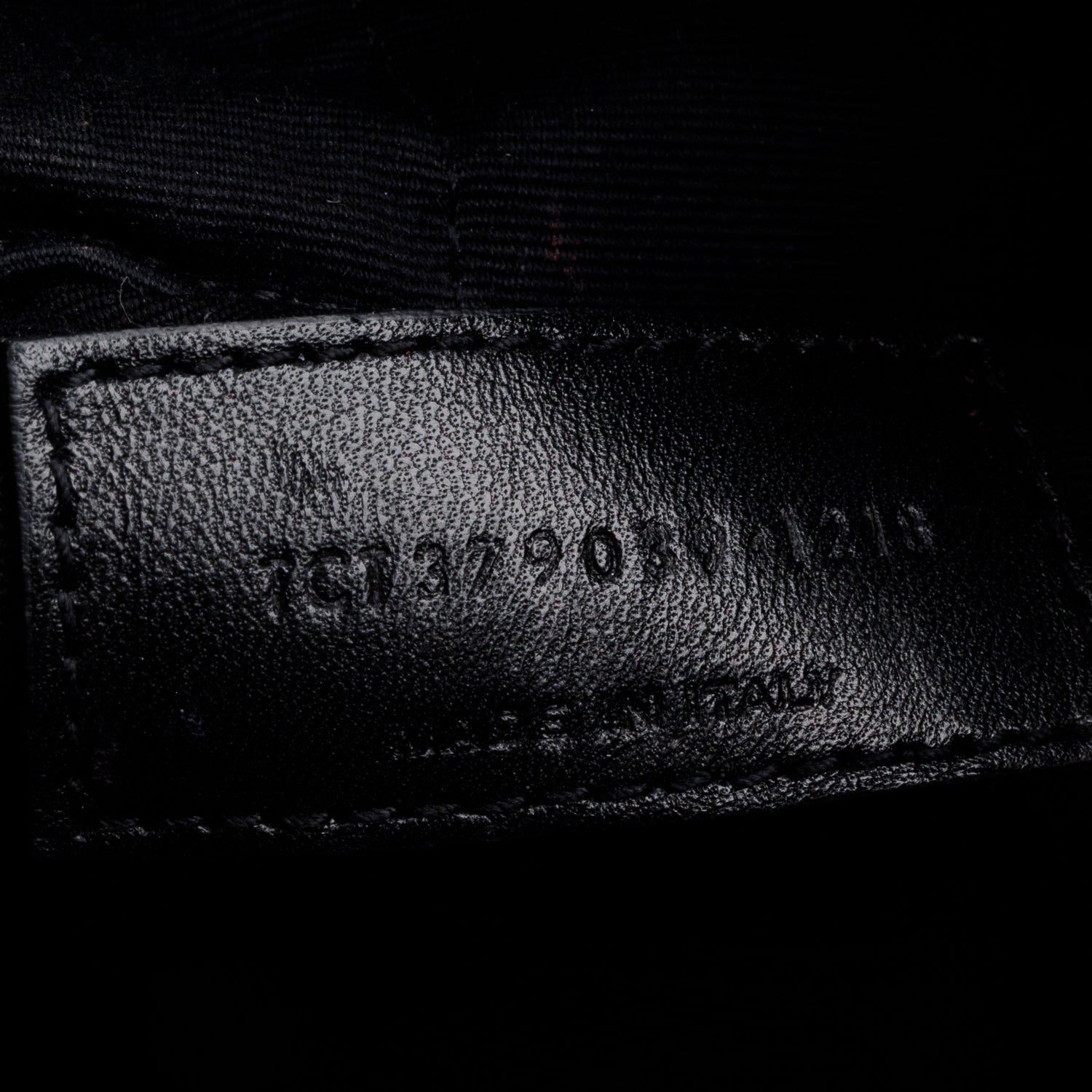 Saint Laurent Black Leather Cassandre Matelasse A5 Pouch