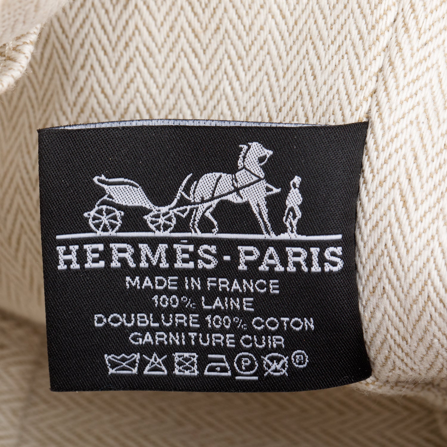 Hermes Tomette Wool Small Bride-A-Brac Case