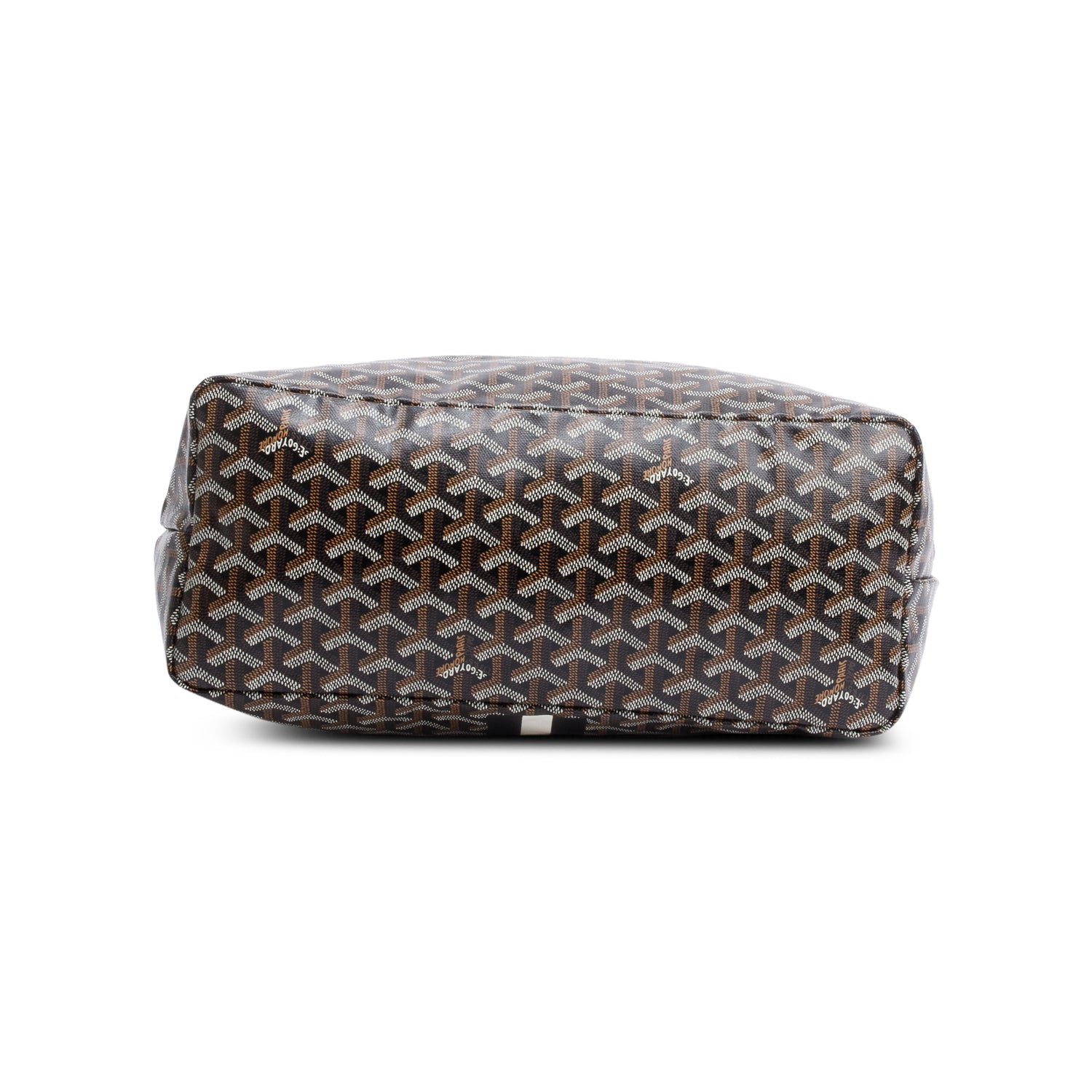 Goyard 2024 Black Monogram Canvas Saint Louis Tote PM w/ Pouch & Receipt