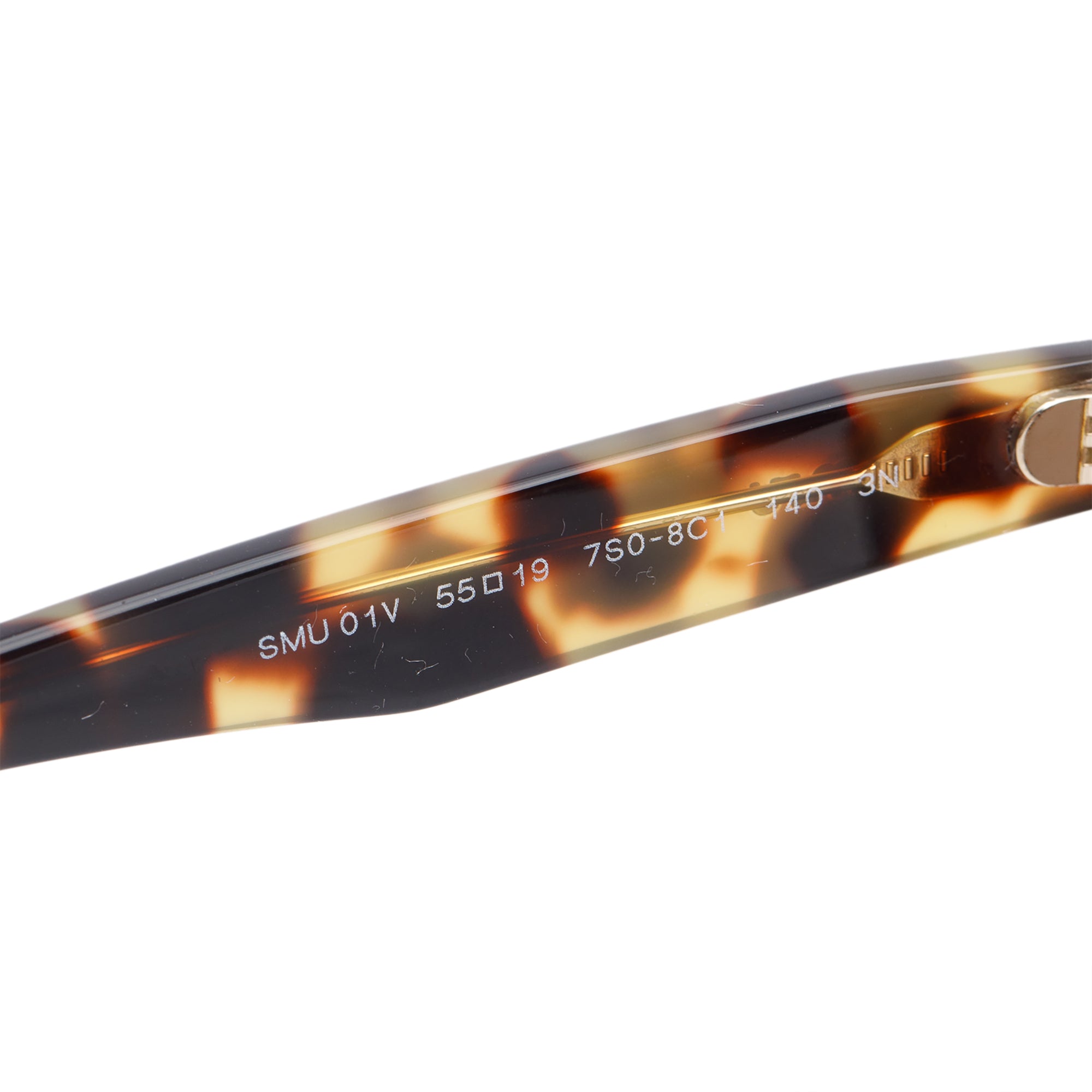 Miu Miu SMU 01V Brown Tortoise Acetate Cat-Eye Sunglasses w/ Box & Case