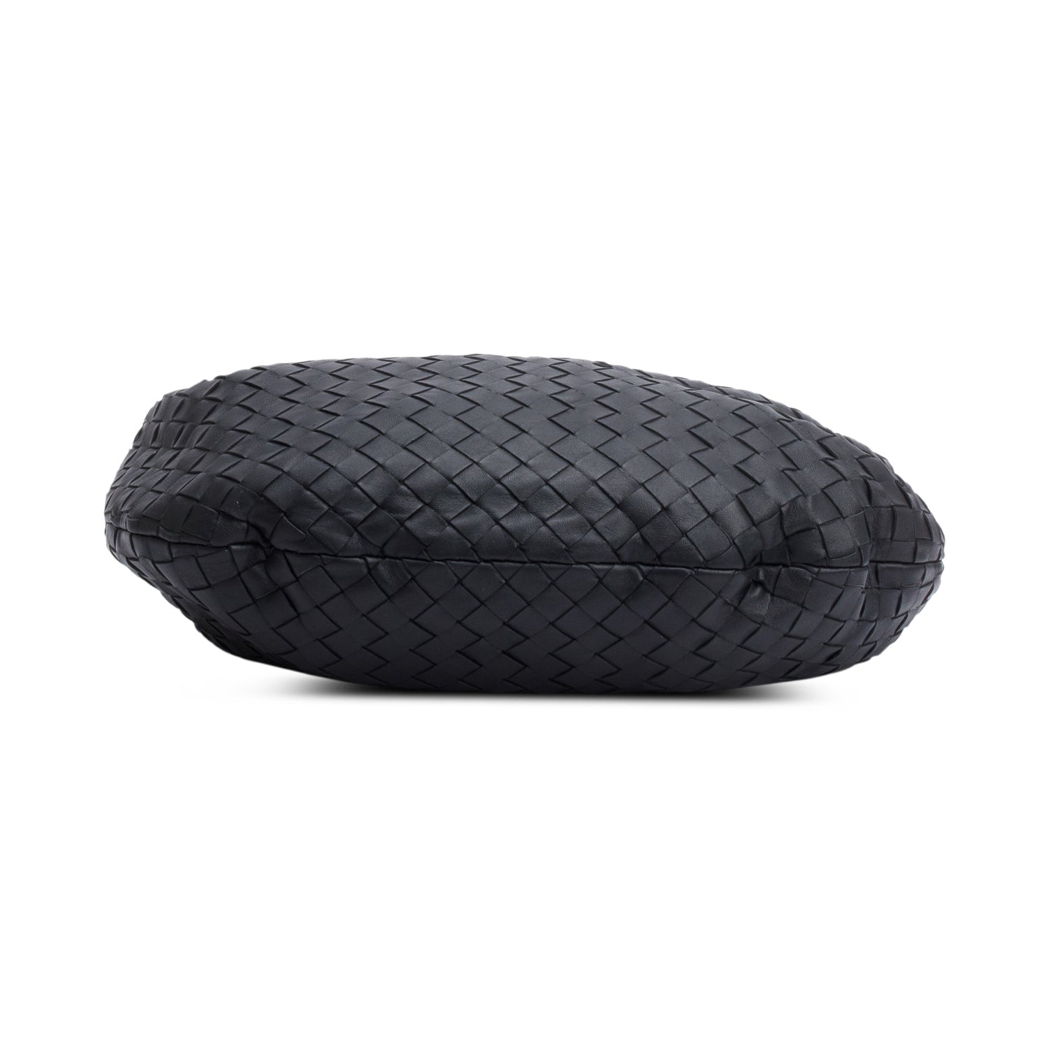 Bottega Veneta 2023 Black Intrecciato Leather Small Jodie Bag w/ Receipt & Authenticity Card