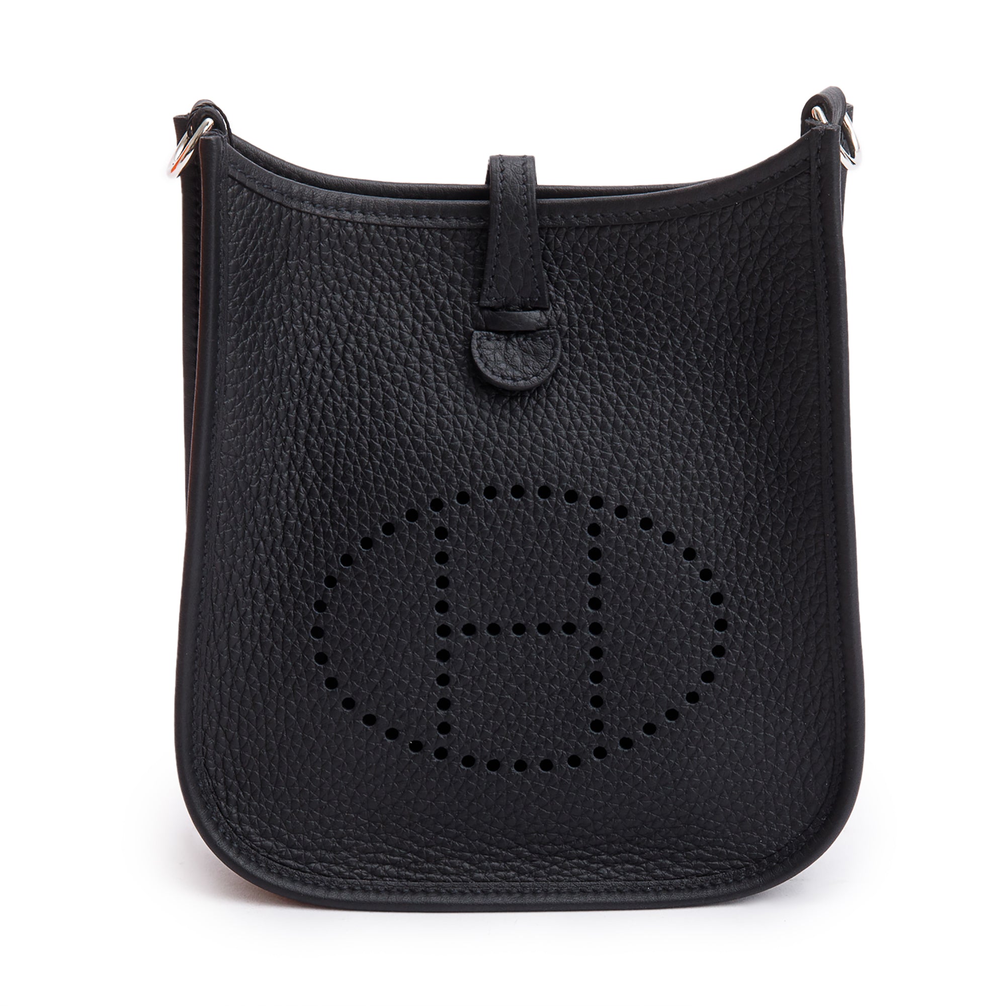 Hermes 2024 Noir Taurilon Clemence Amazone Evelyne TPM 16 w/ Box & Receipt