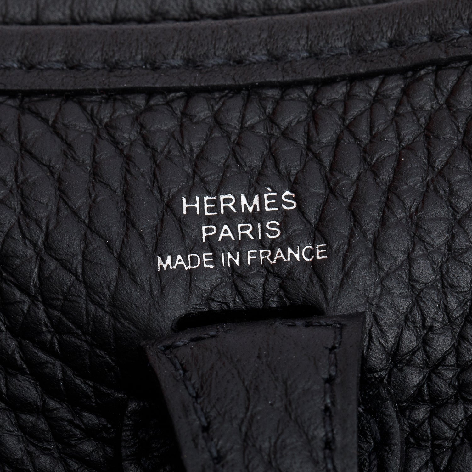 Hermes 2024 Noir Taurilon Clemence Amazone Evelyne TPM 16 w/ Box & Receipt