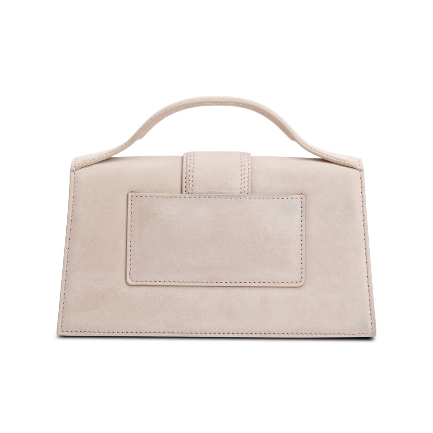 Jacquemus Beige Suede Le Grand Bambino Bag w/ Strap