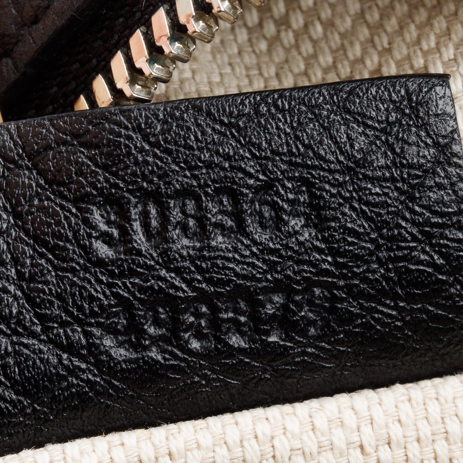 Gucci Black Pebbled Calfskin Leather Studded Small Soho Disco Bag