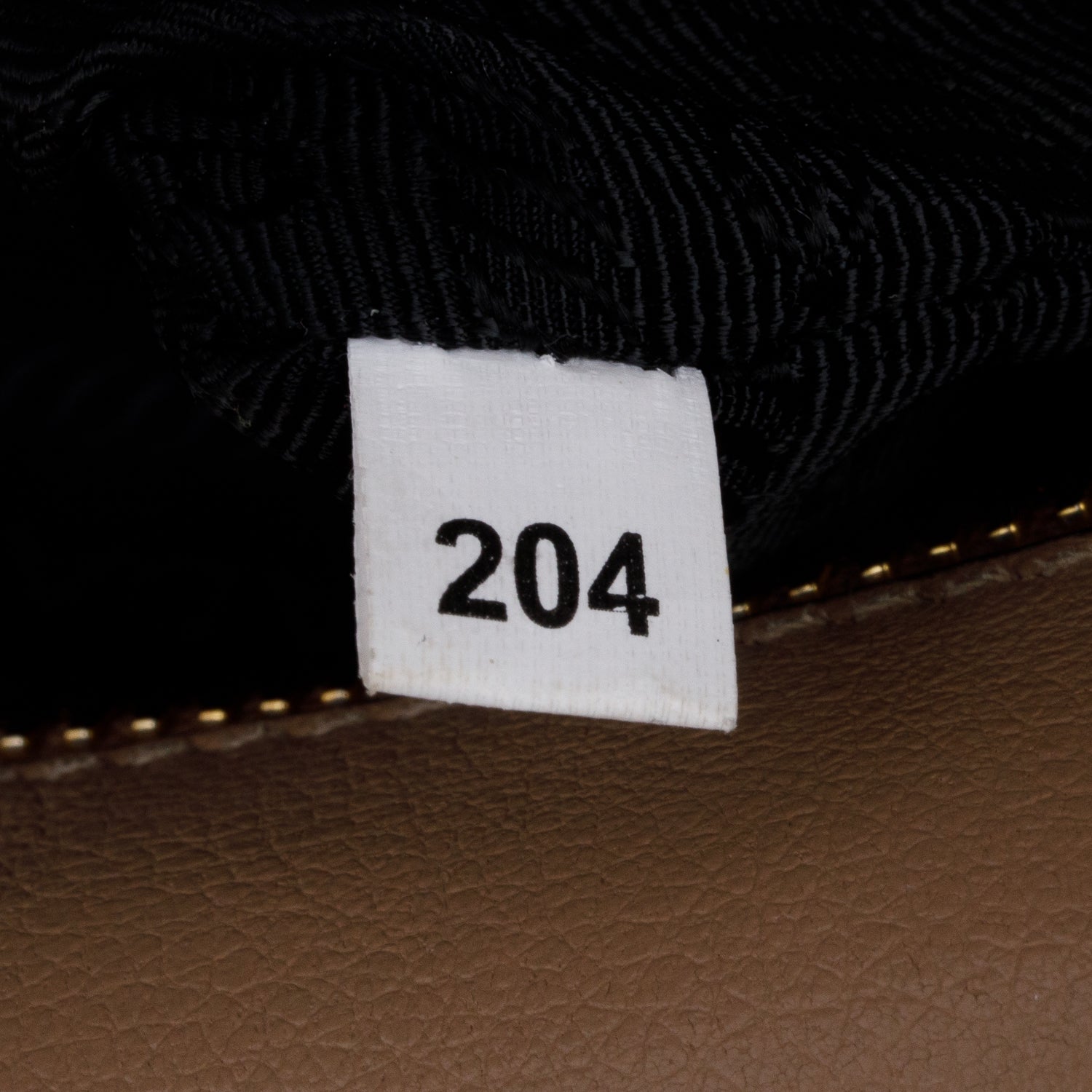 Prada Beige Glace Calf Leather Logo Camera Crossbody Bag w/ Authenticity Card