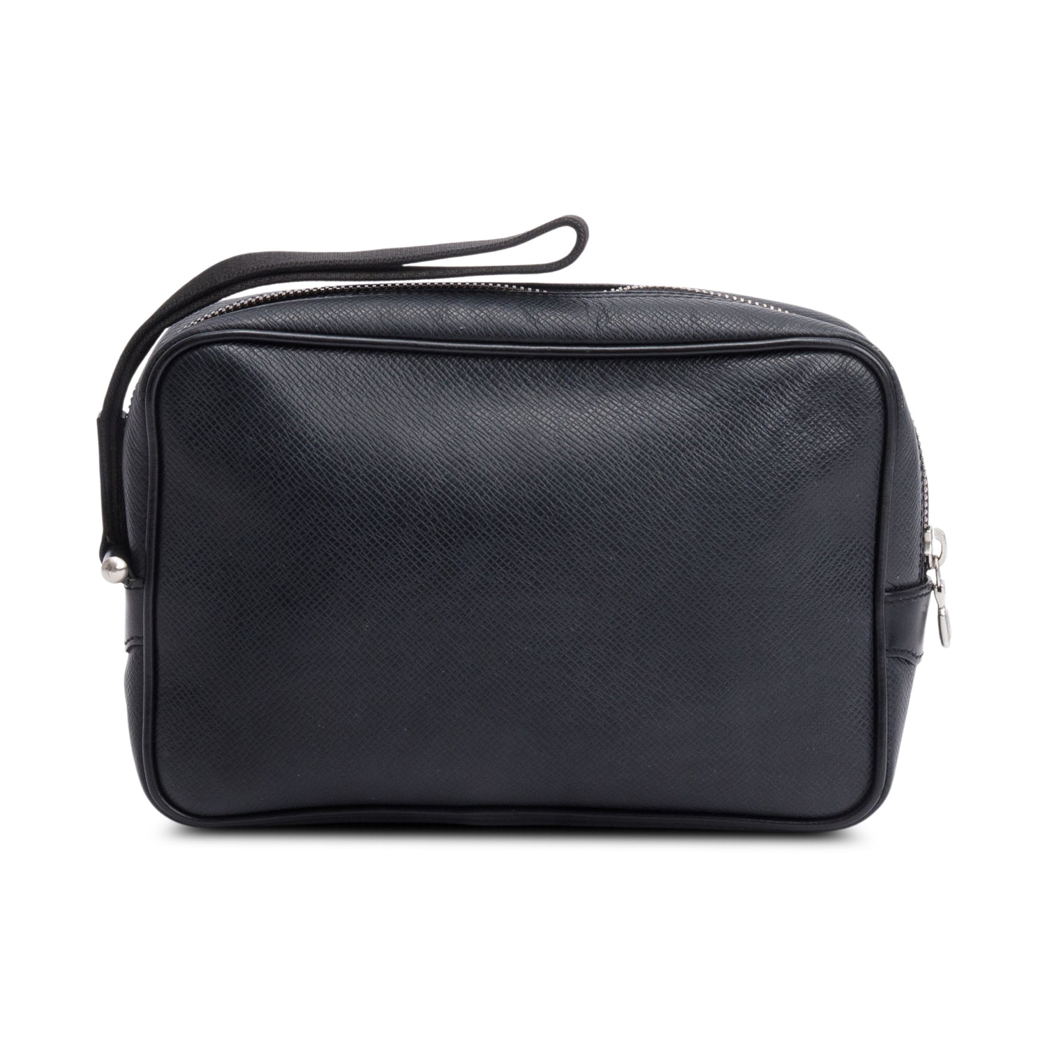 Louis Vuitton Black Taiga Leather Kaluga Wristlet Pouch