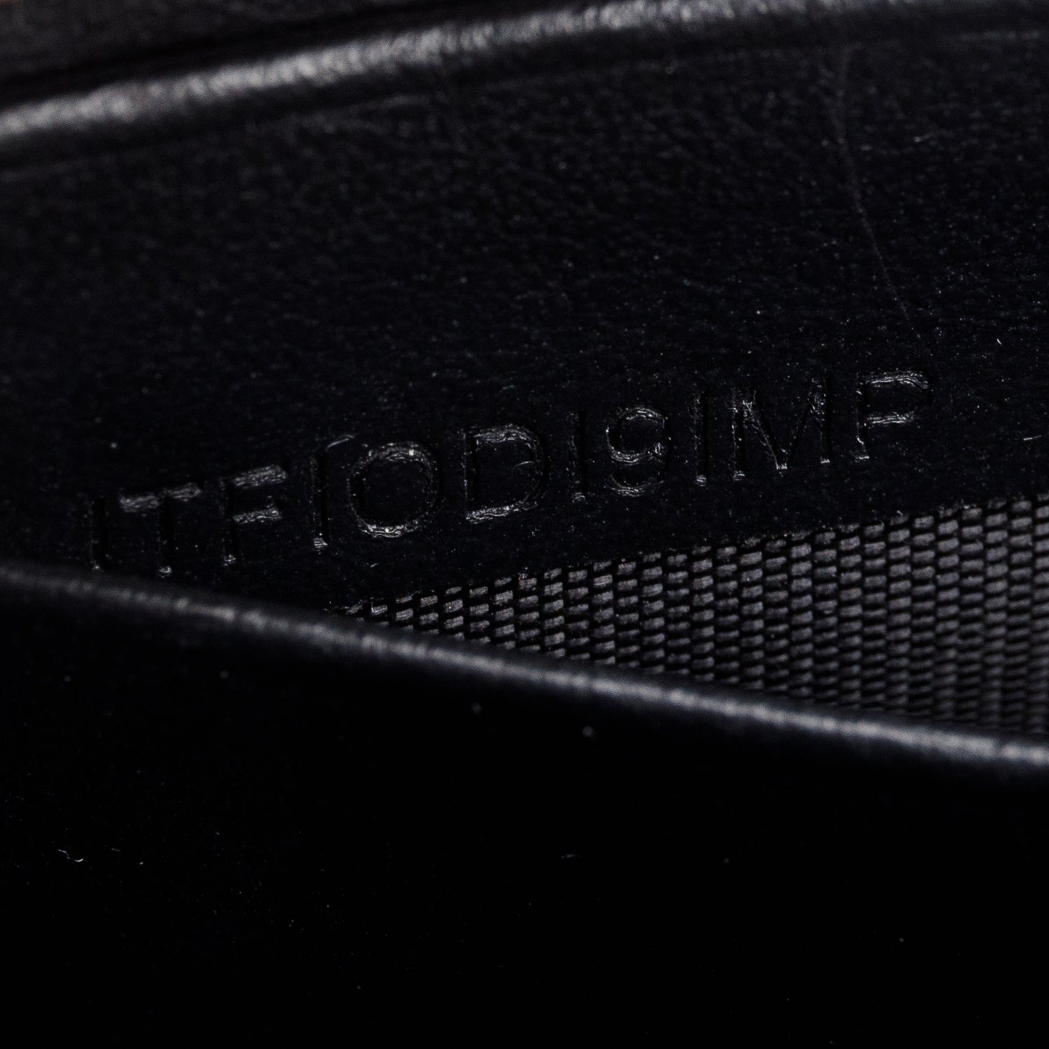 Burberry 2022 Black Check Embossed Calfskin Leather Double Zip Crossbody Bag w/ Receipt